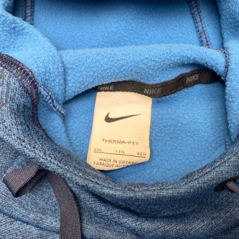 Nike Nike Pullover Hoodie Mens 2XL Heather Blue Dri-Fit Therma CU6214 Pockets 8176 Size US XXL / EU 58 / 5 - 7 Thumbnail