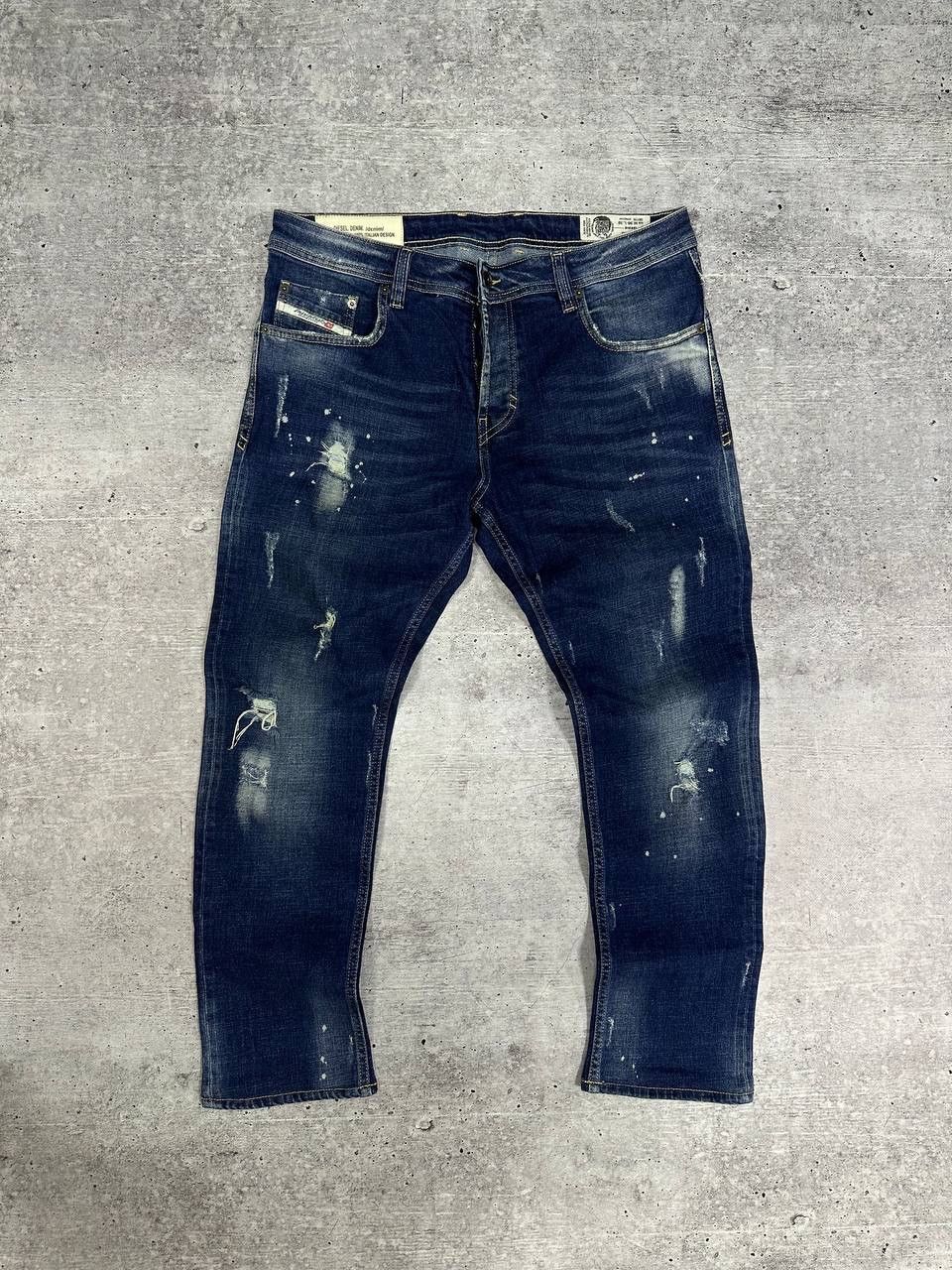 Diesel × Vintage Vintage Diesel Buster Dark Denim Pants Size US 36 / EU 52 - 1 Thumbnail