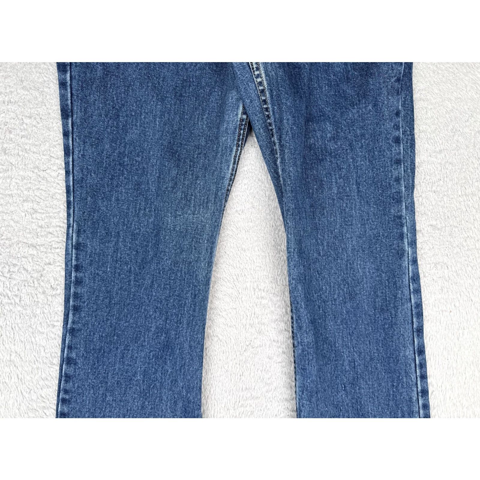 Vintage Canyon River Blues Jeans Juniors 9 Long Blue High Rise Straight Denim 28x32 5-Pocket Design 90s Womens Size 30" / US 8 / IT 44 - 3 Thumbnail