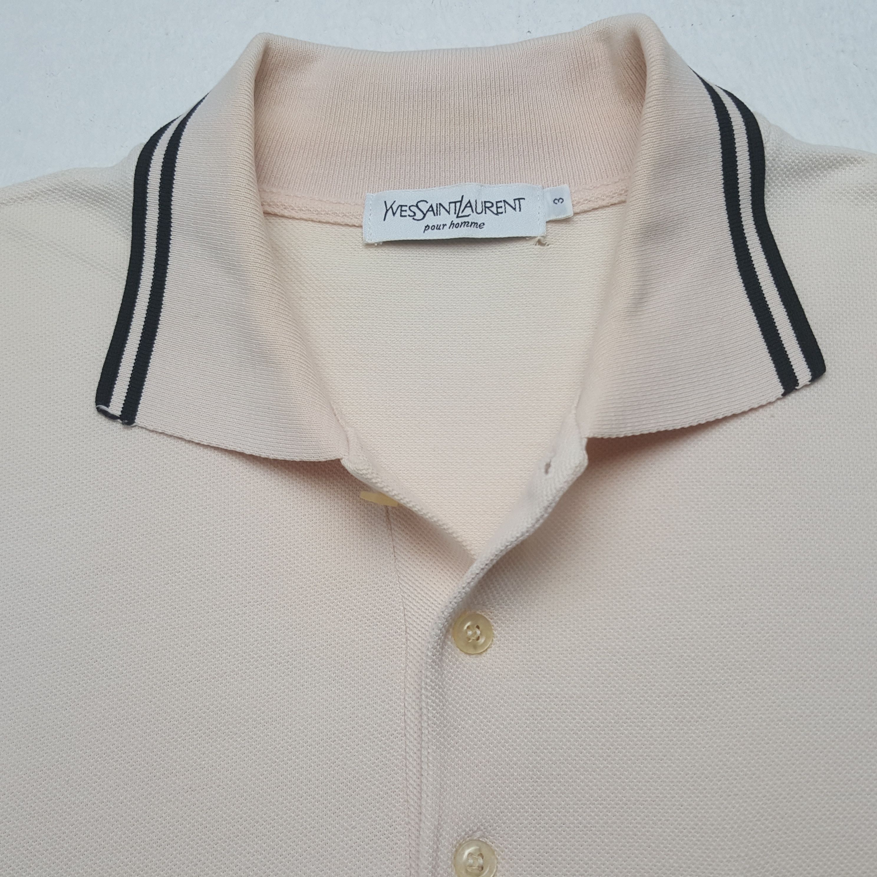 Yves Saint Laurent Vintage Yves Saint Laurent Designer Brand Polos RR12 Size US L / EU 52-54 / 3 - 5 Thumbnail