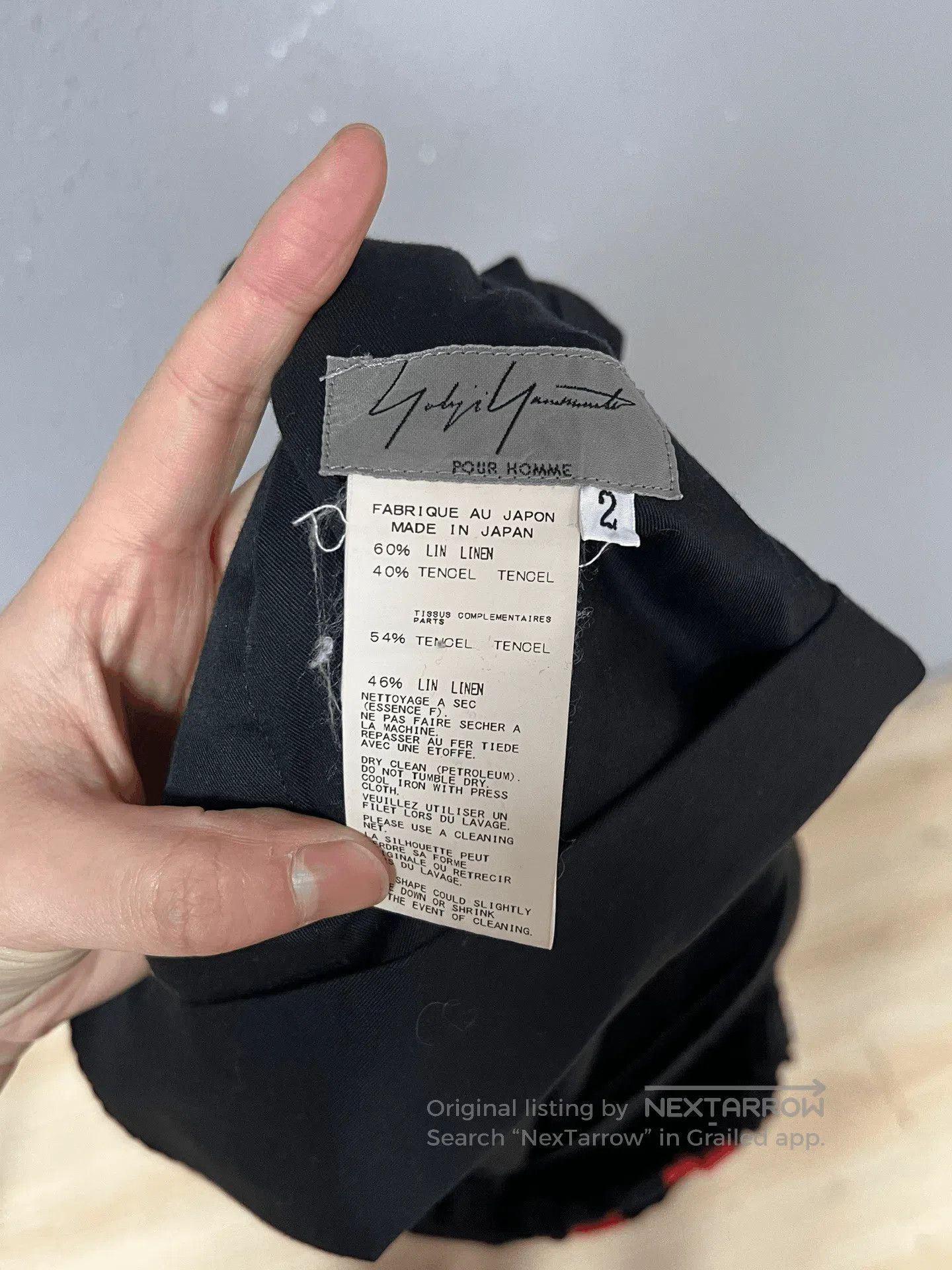 Yohji Yamamoto Yohji Yamamoto Runway Cropped Pants. Size US 26 / EU 42 - 3 Thumbnail