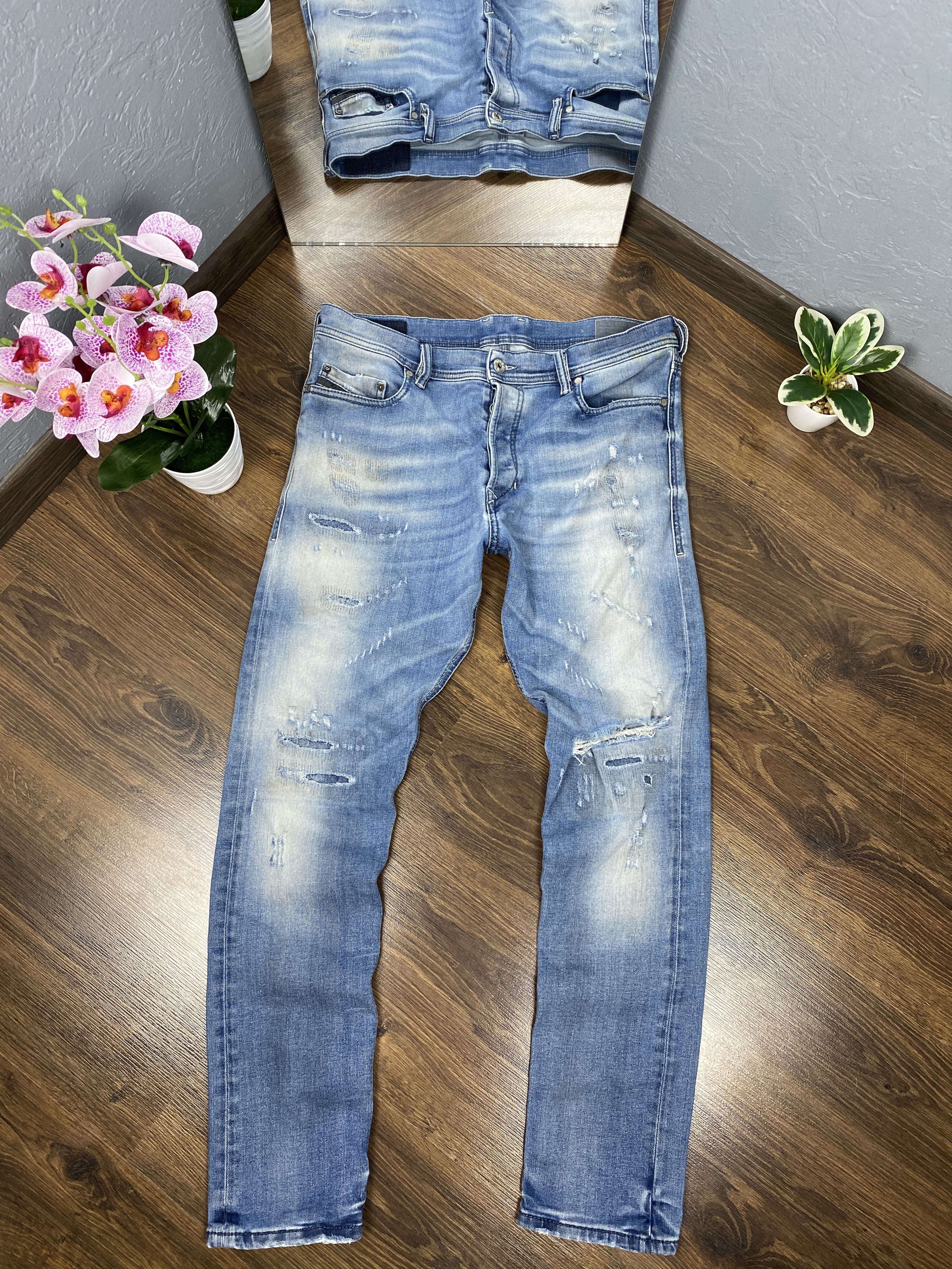 Diesel Diesel vintage distressed denim pants jeans Size US 33 - 1 Thumbnail