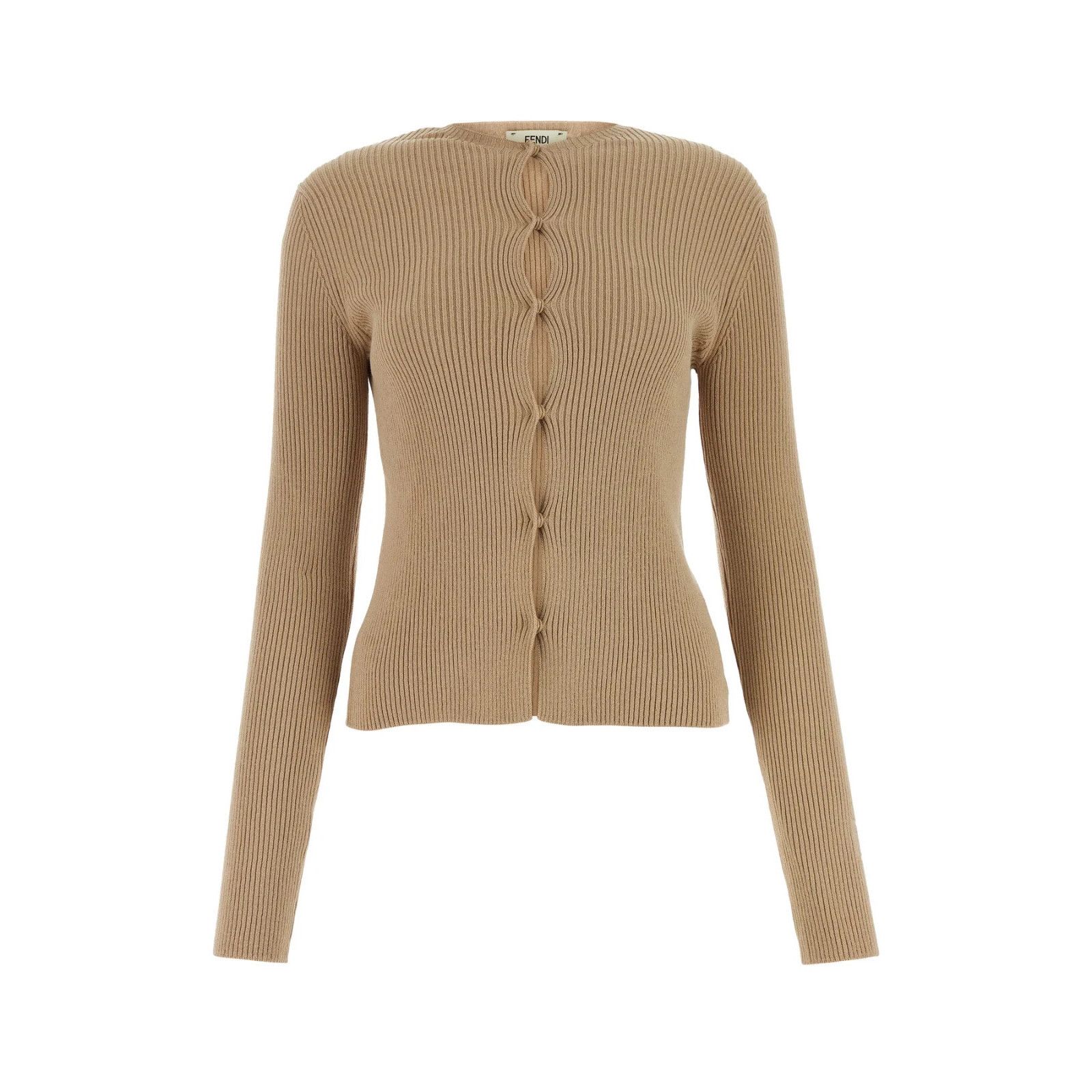 FENDI Biscuit Cotton Blend Cardigan New & Authentic | eBay FENDI Biscuit Cotton Blend Cardigan New & Authentic (Women\'s