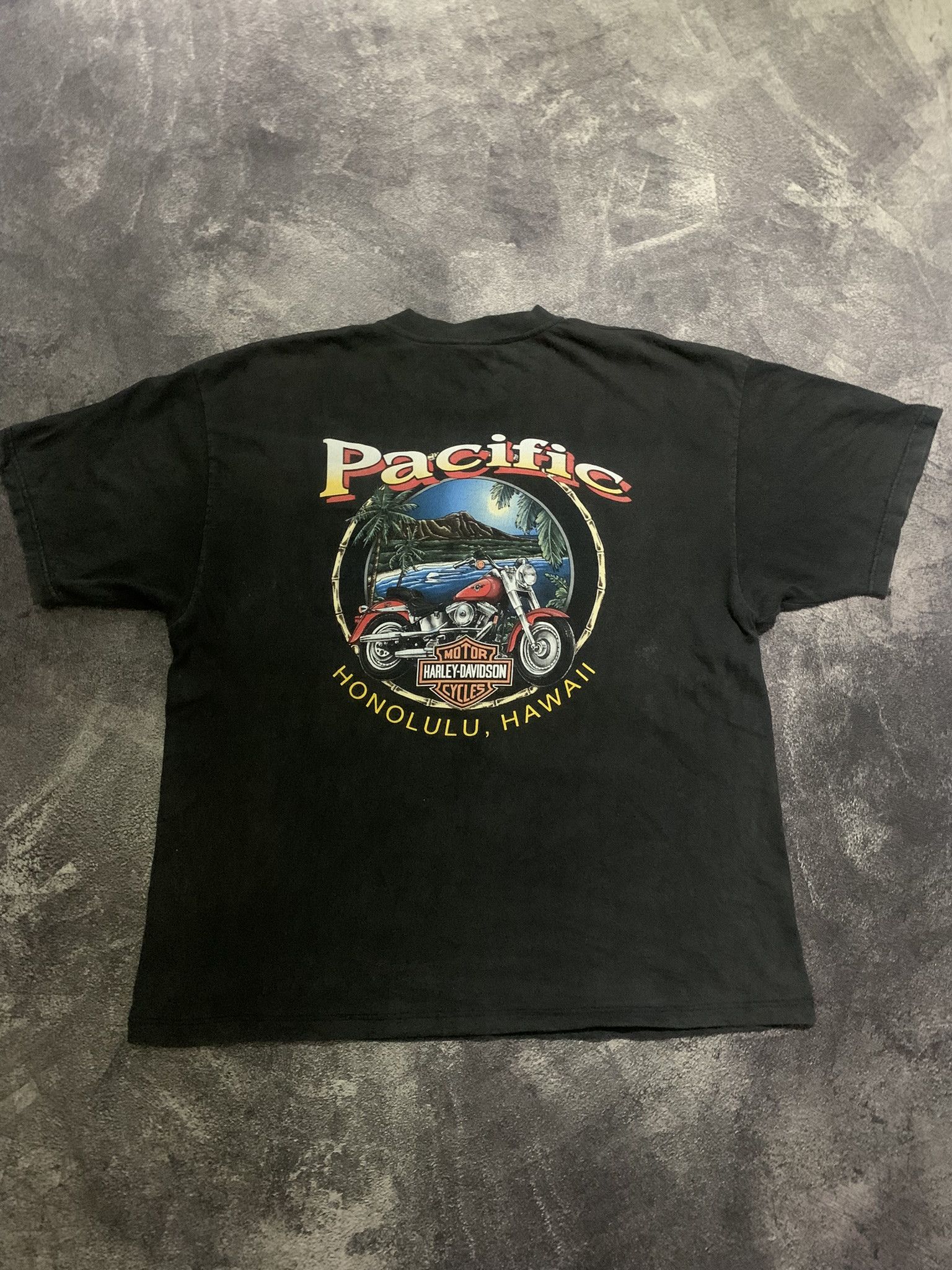 Harley Davidson 💎 Vintage 1996 Harley Davidson Eagle Tee Size US XL / EU 56 / 4 - 4 Thumbnail