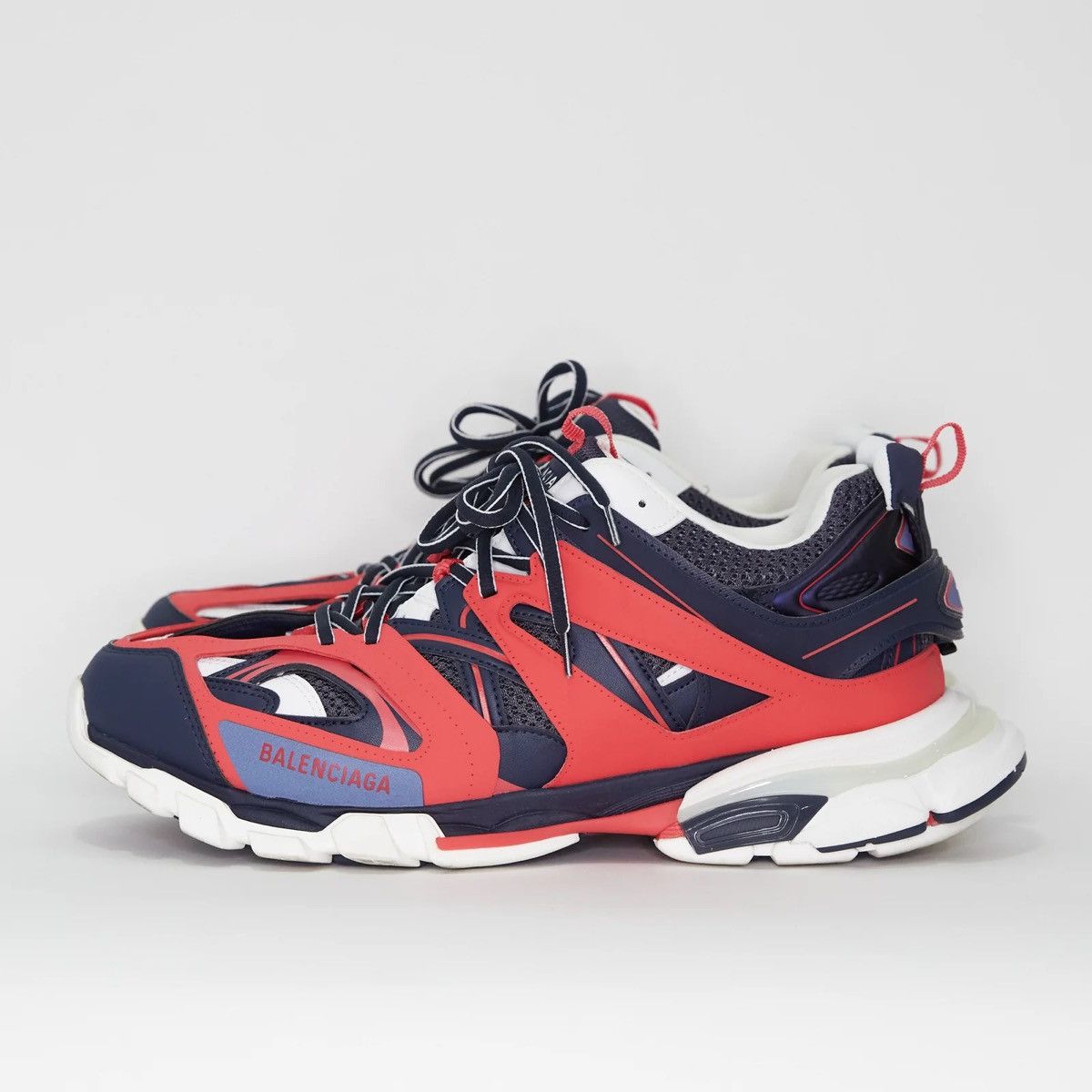 Balenciaga BALENCIAGA TRACK SNEAKER - WHITE NAVY RED Size US 13 / EU 46 - 3 Thumbnail