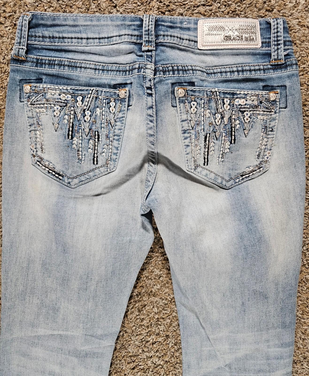 Other Grace In LA 26 Jeans Size 26" / US 2 / IT 38 - 9 Thumbnail
