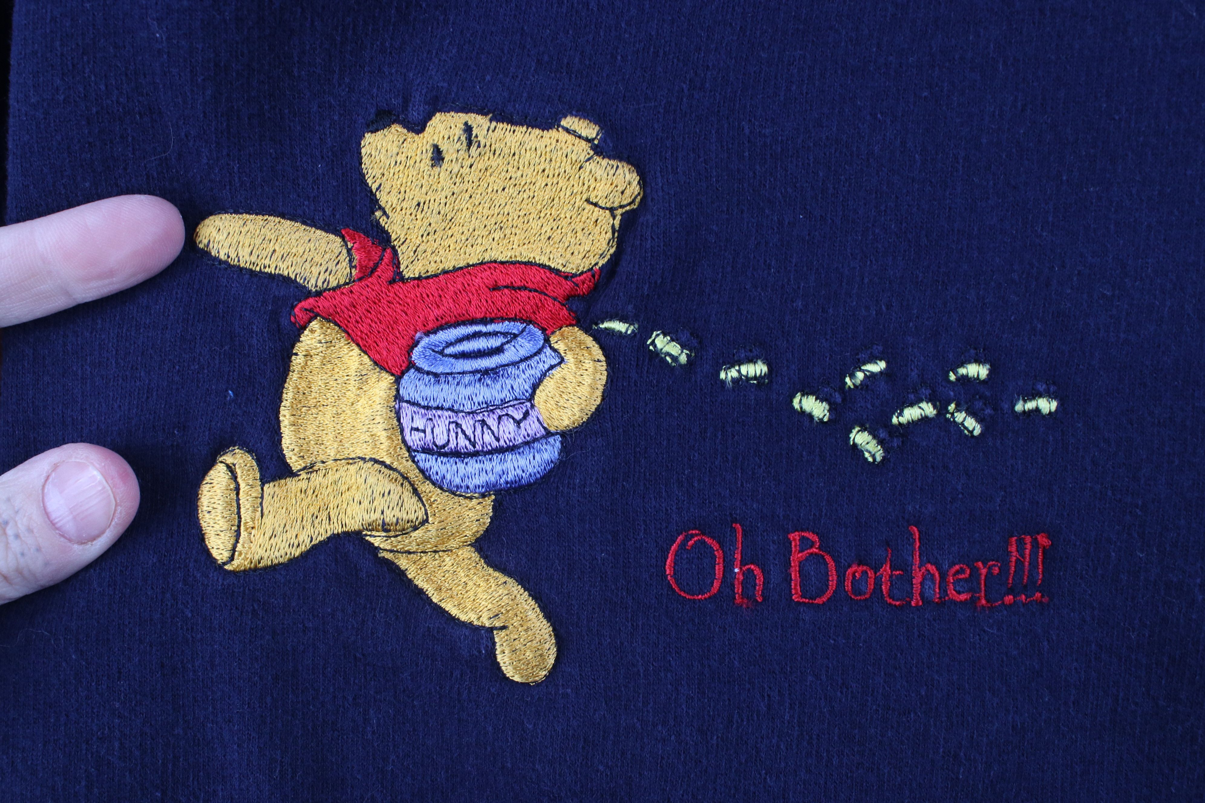 Disney Vintage 90s Disney Winnie the Pooh Oh Brother Sweatshirt Size L / US 10 / IT 46 - 4 Thumbnail