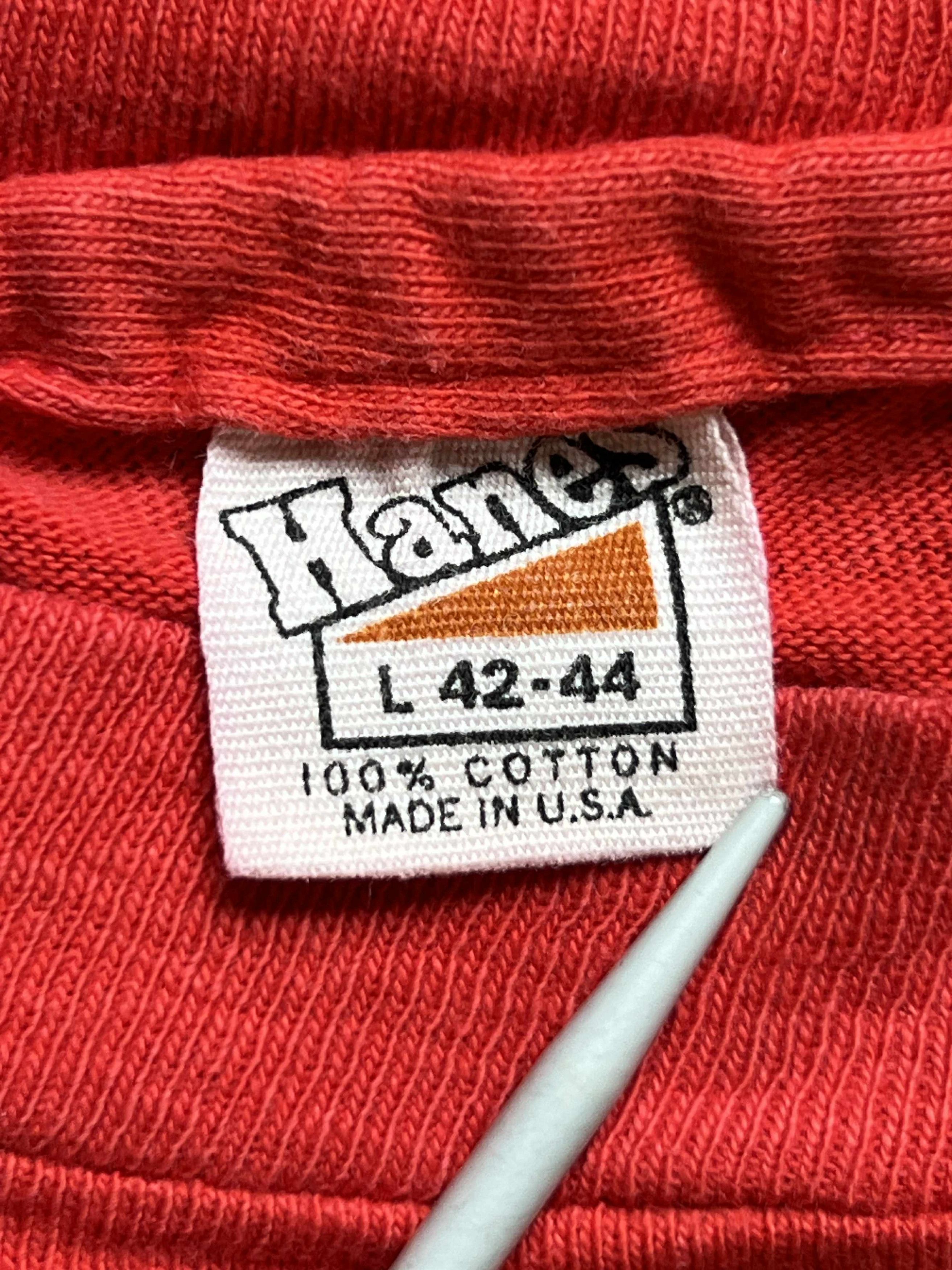 Vintage Vintage 70s Hanes Chinese Language Study Institute T-Shirt Size US L / EU 52-54 / 3 - 6 Thumbnail