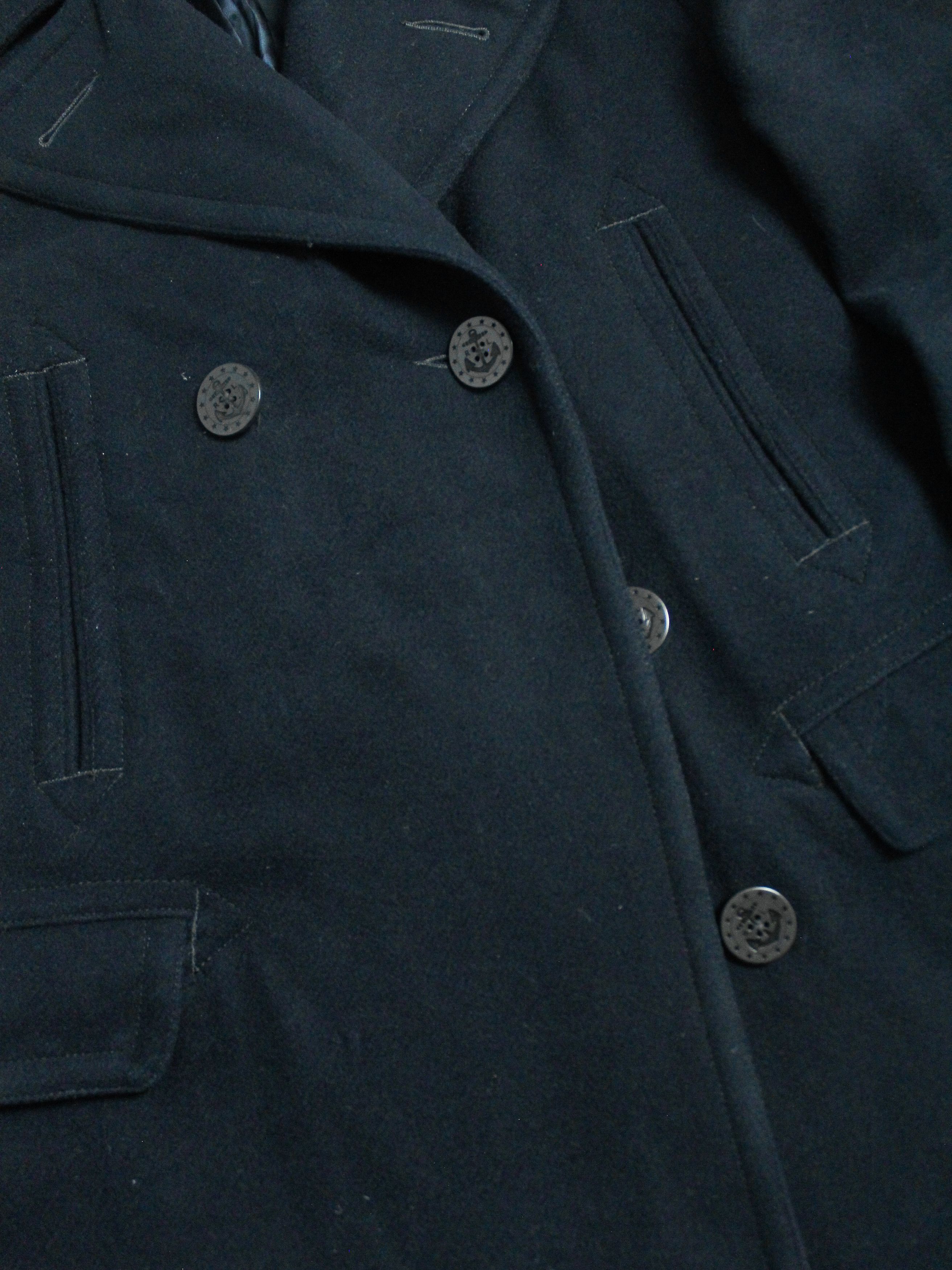 Polo Ralph Lauren POLO RALPH LAUREN DOUBLEBREASTED MENS WOOL COAT BLUE L Size US L / EU 52-54 / 3 - 10 Thumbnail