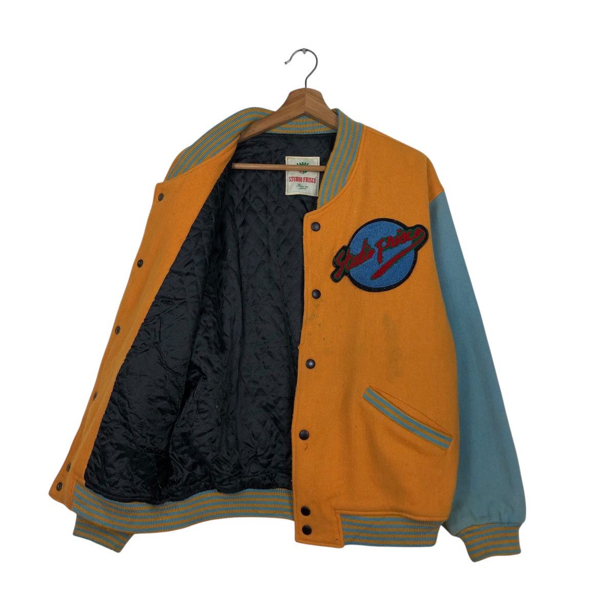 Hysteric Glamour 📌Vintage Bomber Jacket Studio Frisco Big Logo Embroidered Size US L / EU 52-54 / 3 - 12 Thumbnail