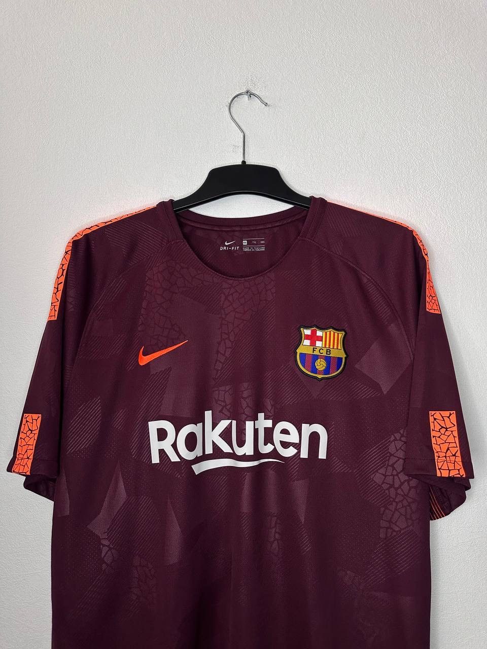 Nike Nike FC Barcelona 2017 Third Soccer Jersey Burgundy XXL Size US XXL / EU 58 / 5 - 3 Thumbnail