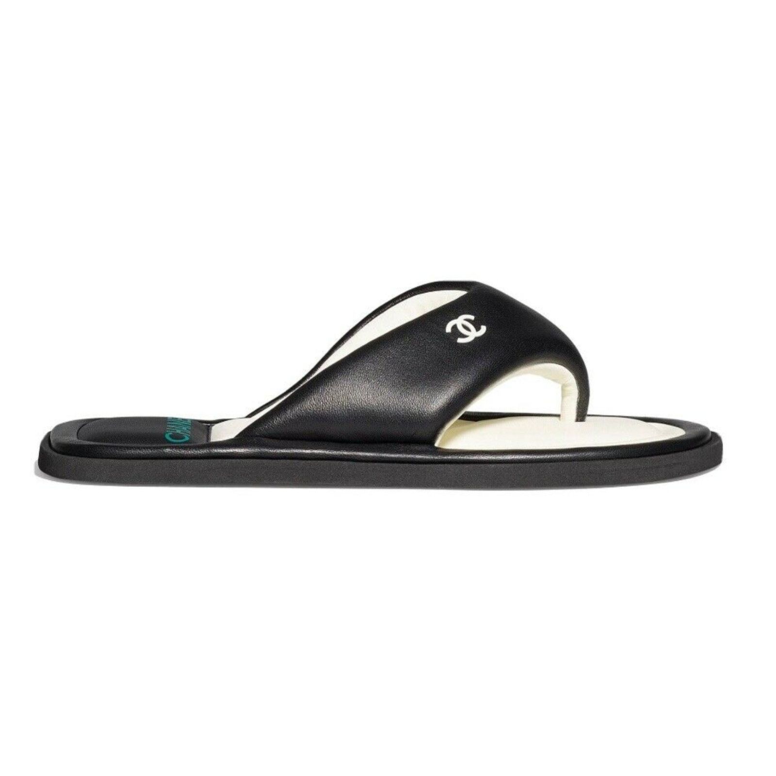 Chanel 22P Padded Pool Thong Logo Mule Slide Flat Sandal 36 Size US 6 / IT 36 - 1 Thumbnail
