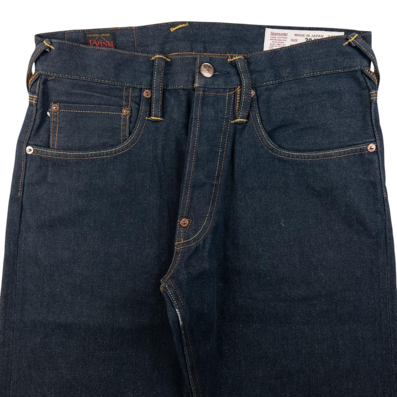 Evisu Vintage Yamane Evisu Embroidered Cat Japanese Denim Jeans Size US 29 - 4 Thumbnail