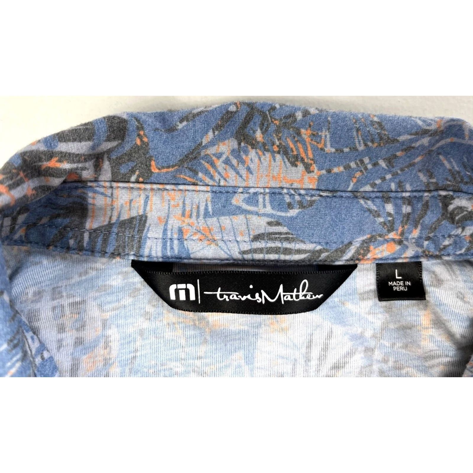 TravisMathew Travis Mathew Polo Shirt Men’s Floral All Over Print Sz L Shirt Size US L / EU 52-54 / 3 - 4 Thumbnail