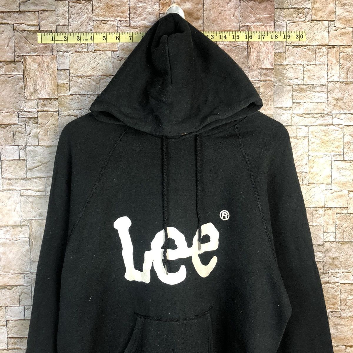 Lee Lee Black sweatshirt Hoodie vintage #A466 Size US L / EU 52-54 / 3 - 2 Thumbnail