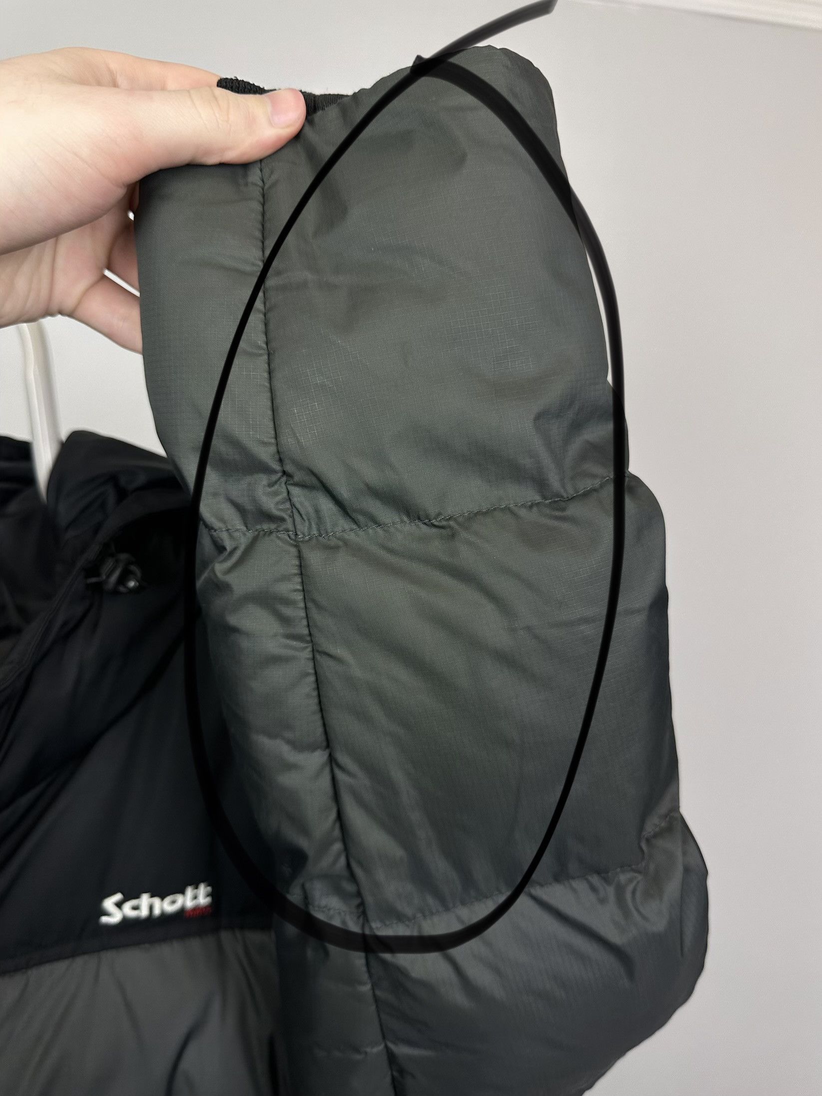 Schott Schott jacket men XL gray black NYC Size US XL / EU 56 / 4 - 5 Thumbnail