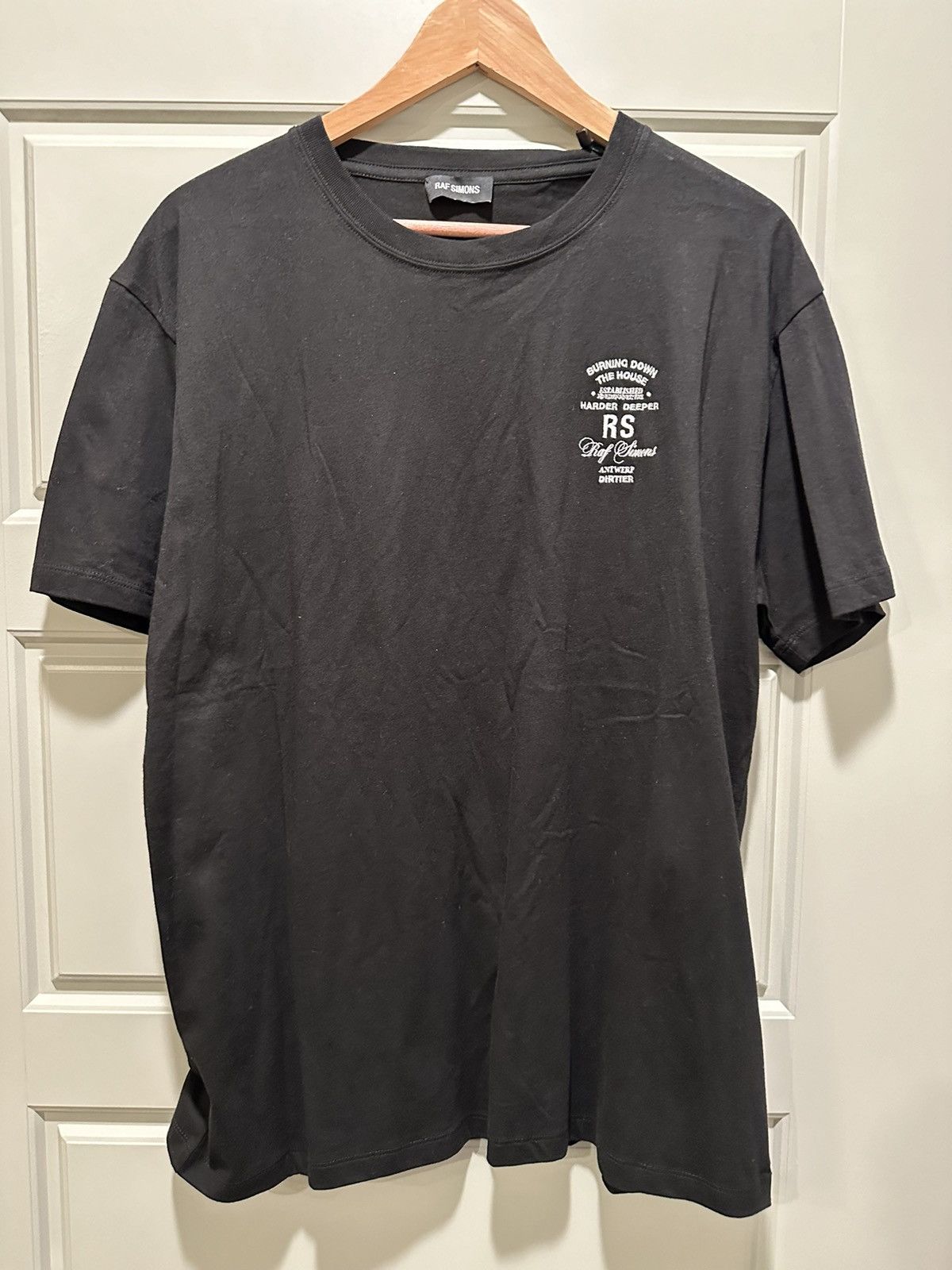 Raf Simons Raf Simons Burning Down the House T-Shirt Size US L / EU 52-54 / 3 - 1 Thumbnail