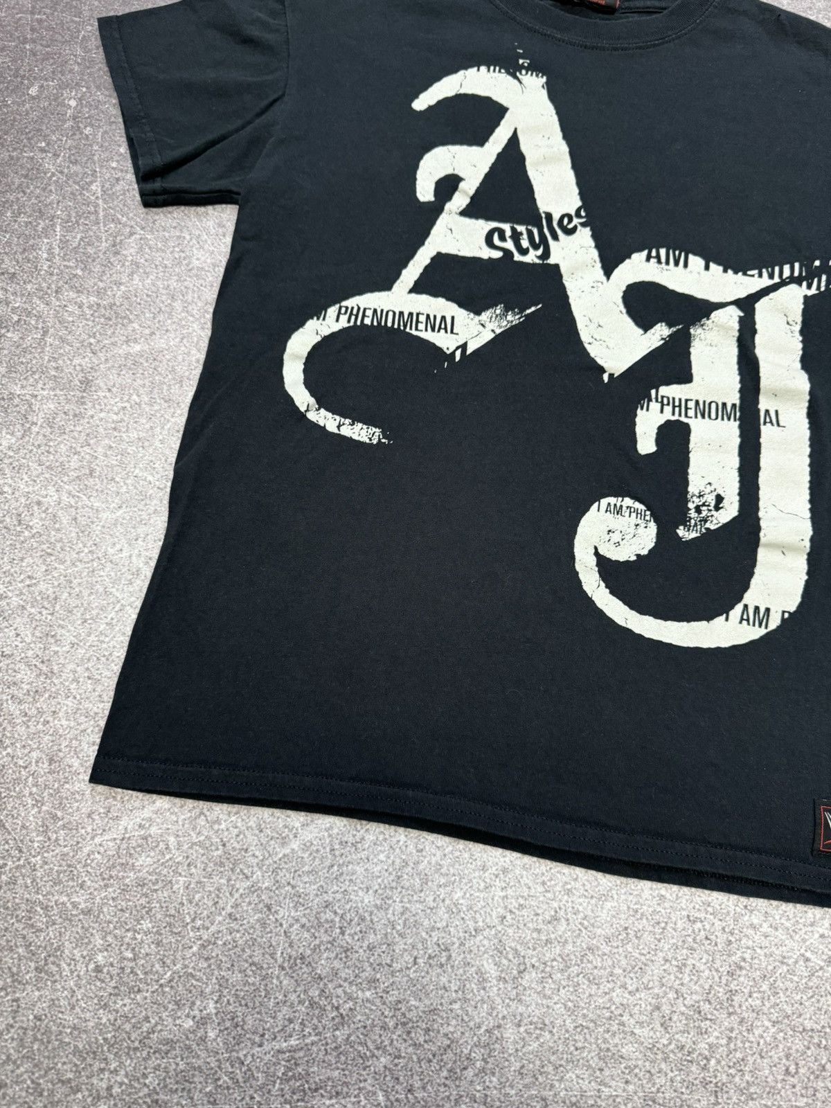 WWE Men's Vintage T-Shirt WWE AJ Style Phenomenal Rare Size US S / EU 44-46 / 1 - 6 Thumbnail