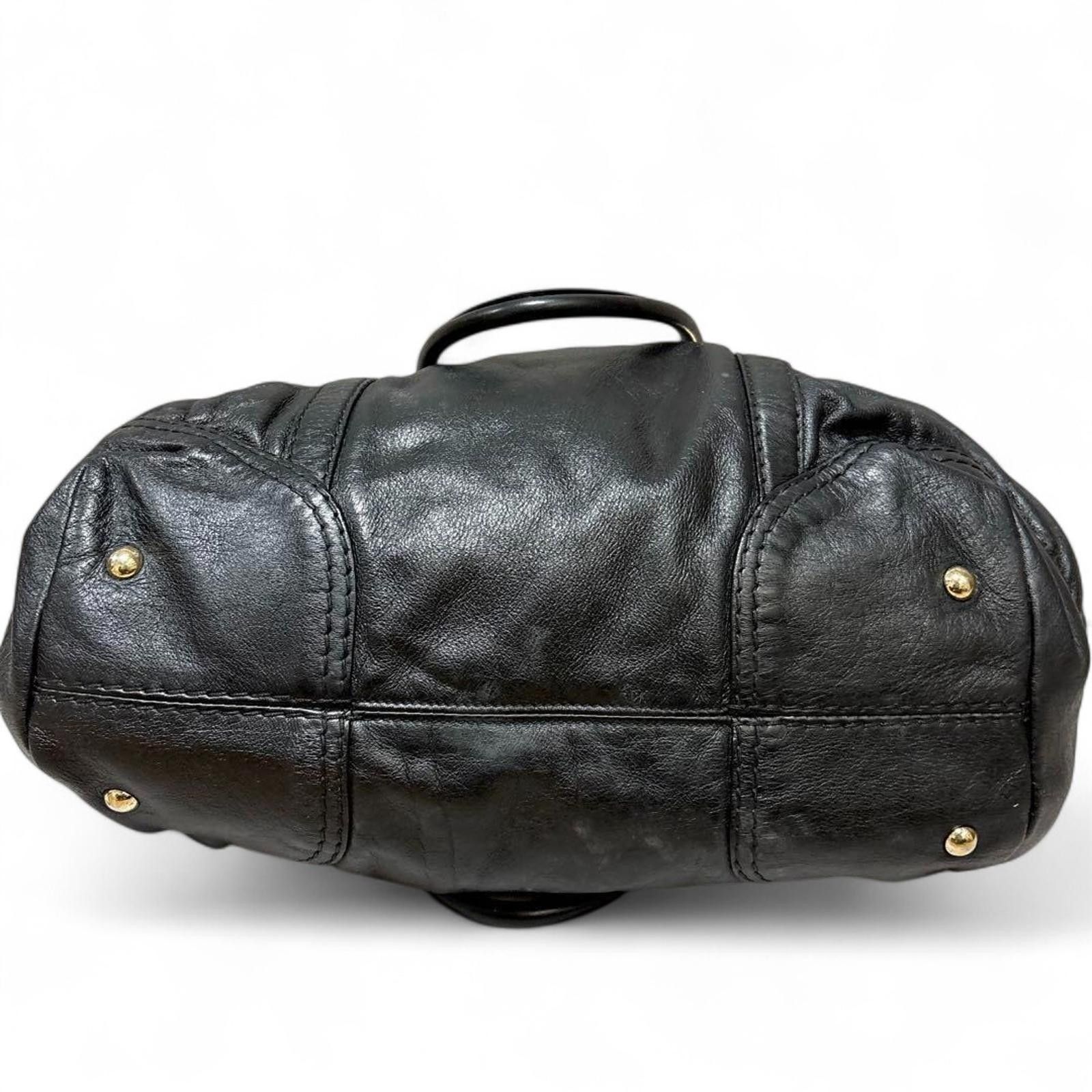Prada Prada - Black Leather Shoulder Bag Size ONE SIZE - 2 Thumbnail