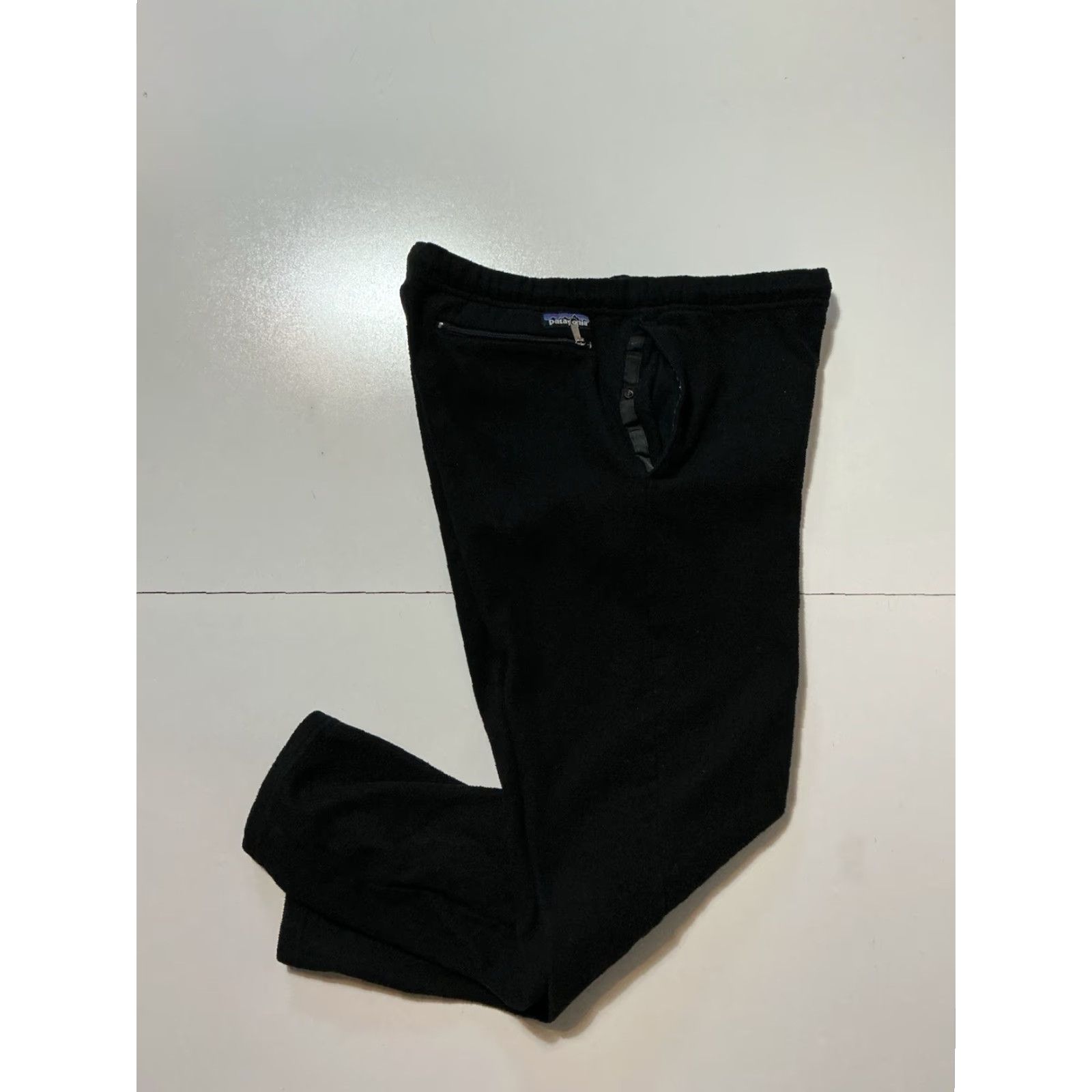 Patagonia VINTAGE Patagonia Pants Fleece Snap Pocket Outdoor Made In USA Black Sz S Men Size US 29 - 2 Thumbnail