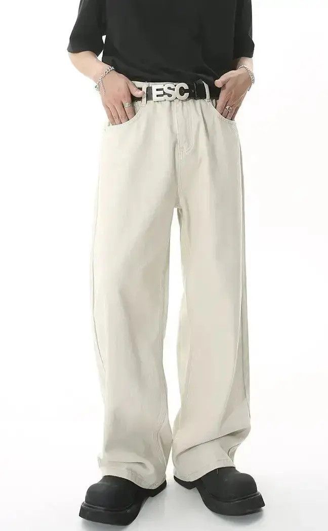 Japanese Brand Classic Straight Loose Streetwear Jeans Pants Size US 30 / EU 46 - 1 Thumbnail