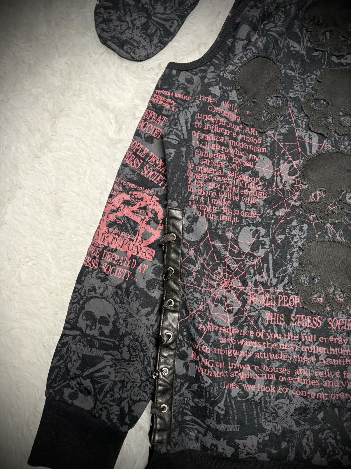 Japanese Brand Japanese Brand Mad Punks bunny ear hoodie Size US M / EU 48-50 / 2 - 9 Thumbnail