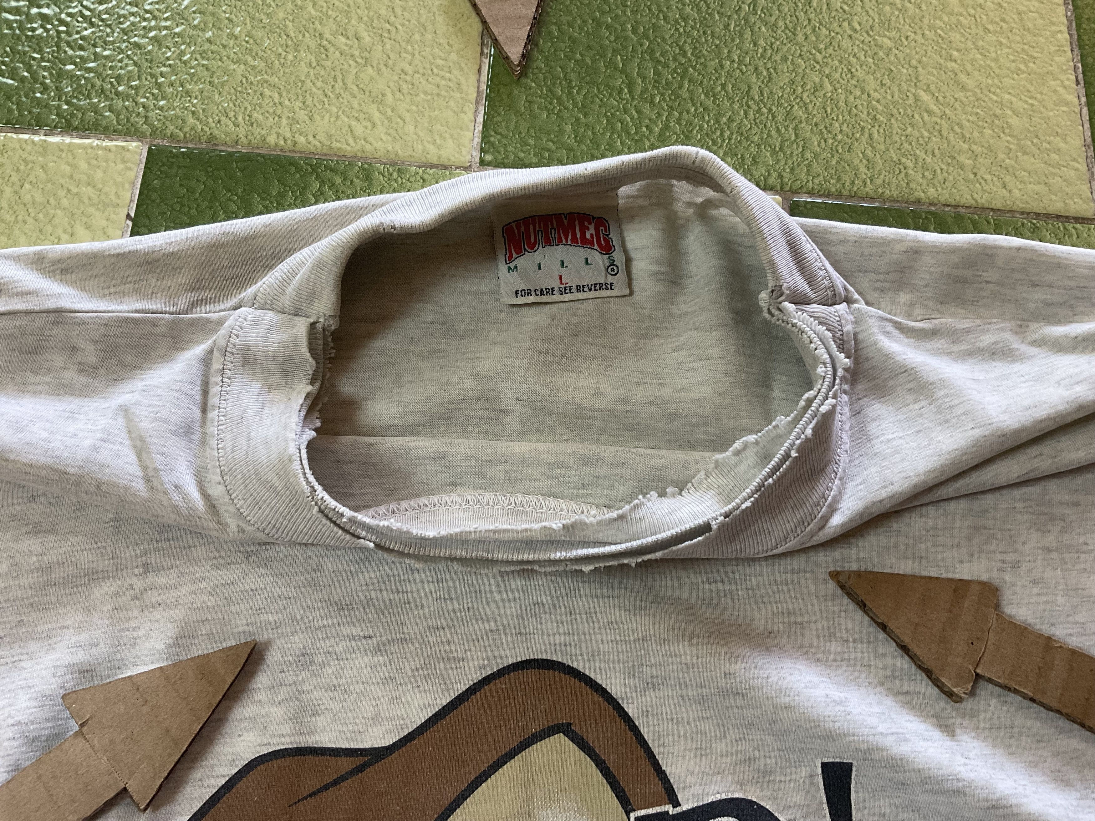 MLB Vintage Distressed 1996 Oakland Athletics & Coyote T-Shirt Size US L / EU 52-54 / 3 - 6 Thumbnail