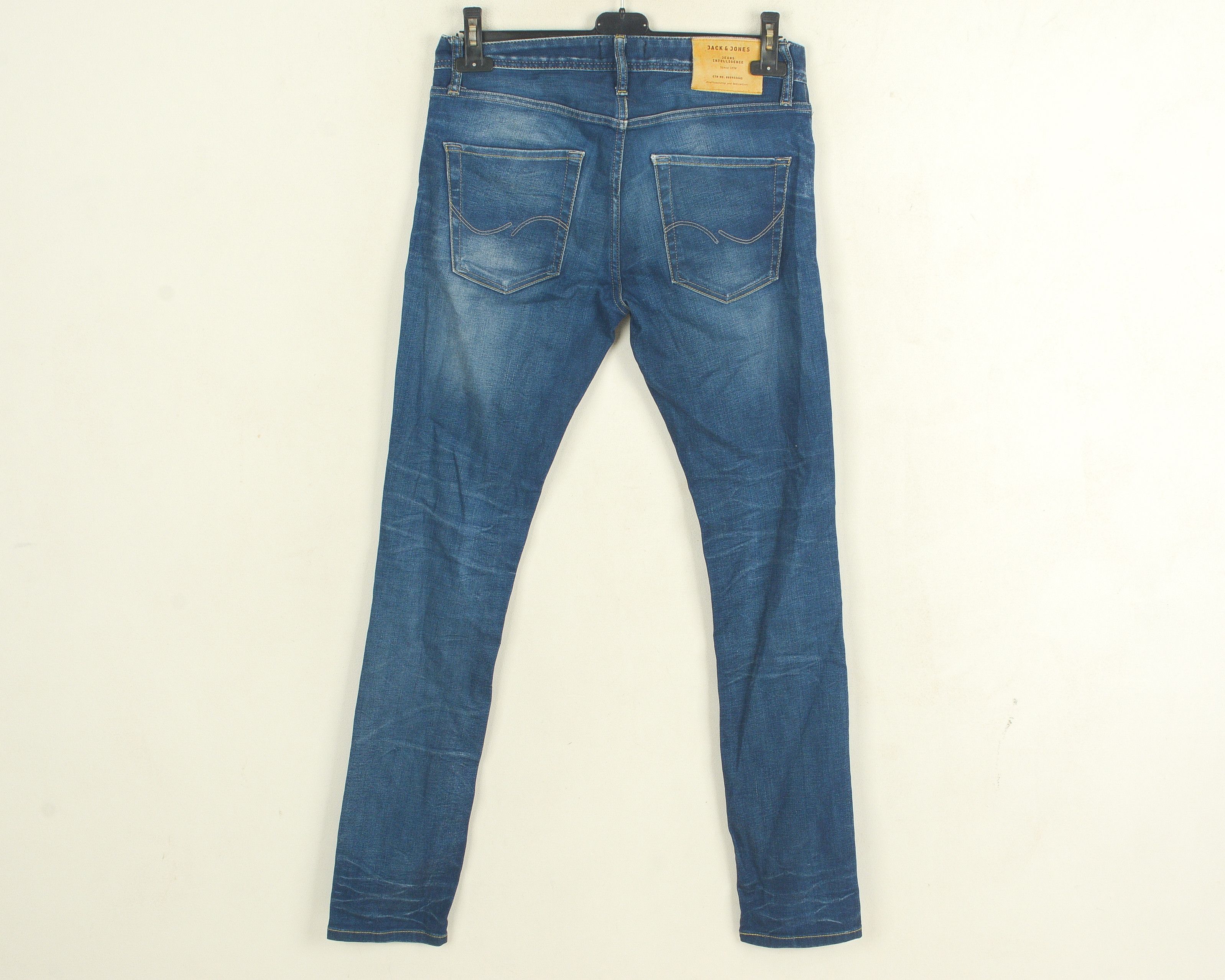 Jack & Jones Tim W29 L34 Slim Fit Straight Jeans Denim Pants Trousers Size US 29 - 3 Thumbnail