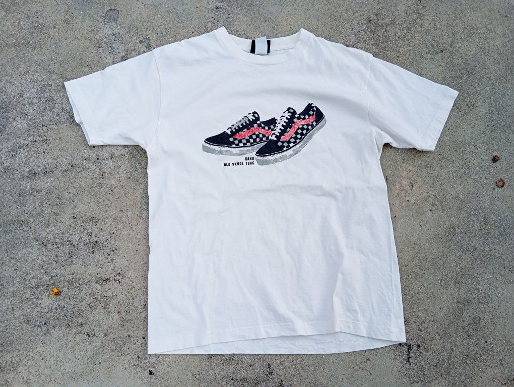 Vans Vtg Y2K Vans 🛹 Tshirt Checkered Skate 💥 Size US M / EU 48-50 / 2 - 2 Thumbnail