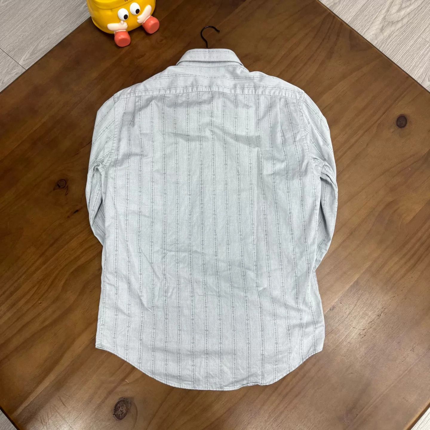 Louis Vuitton LV Gray & White Striped Shirt 38 Size US S / EU 44-46 / 1 - 2 Thumbnail