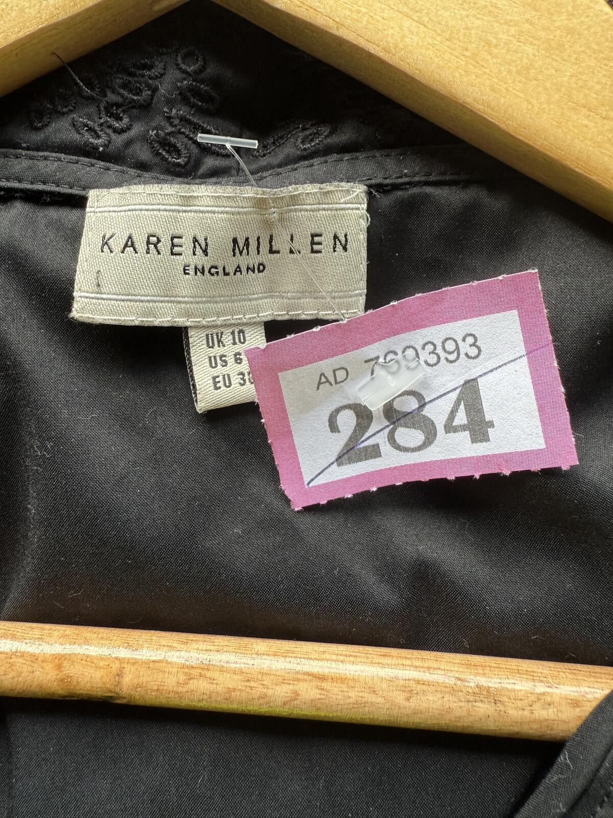 Other Karen millen black blouse with tie neck Size M / US 6-8 / IT 42-44 - 2 Thumbnail
