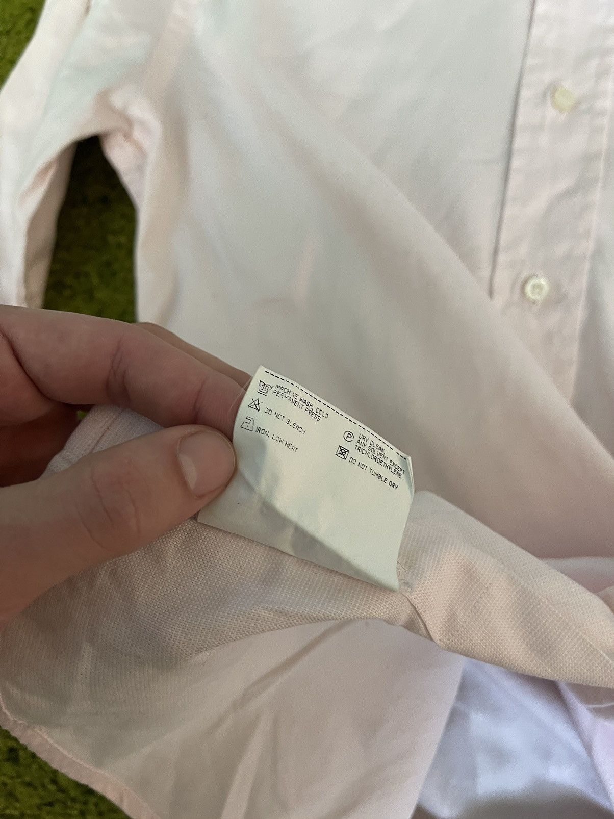 Burberry × Designer Burberry pink Oxford shirt Size US M / EU 48-50 / 2 - 9 Thumbnail