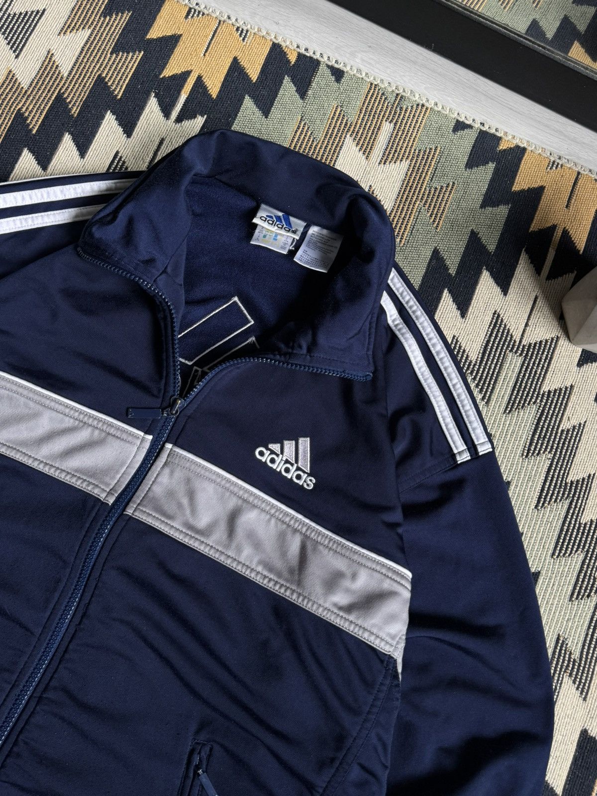 Adidas Vintage Adidas Retro 3 Stripes Y2K Track Jacket Size US M / EU 48-50 / 2 - 7 Thumbnail