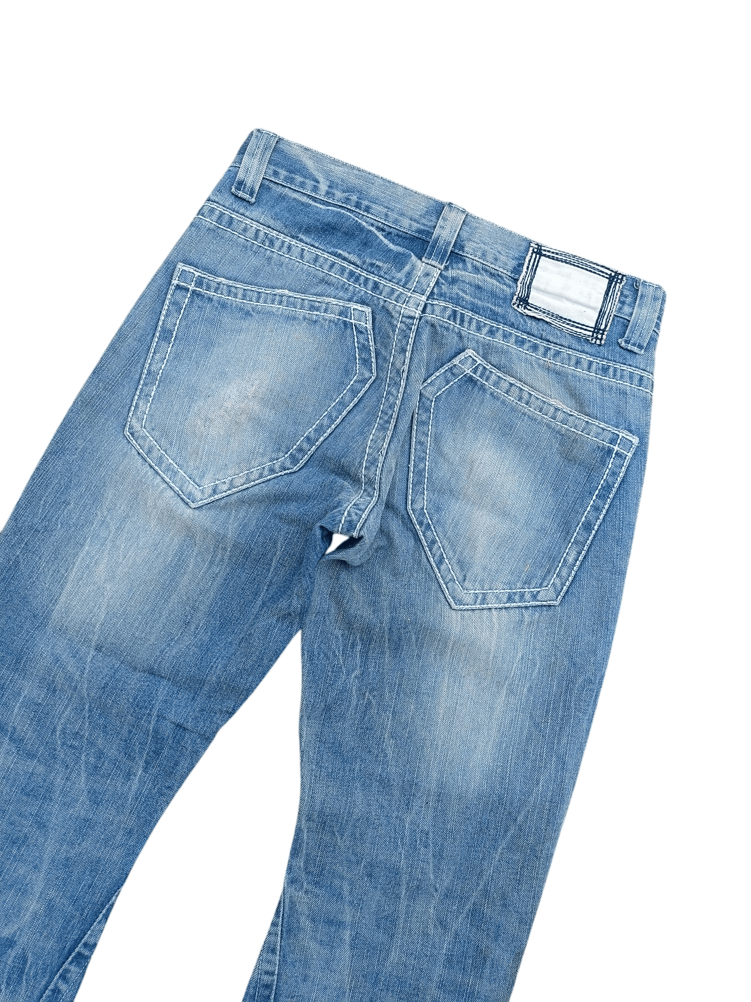 Japanese Brand FLARED Sorridere Rusty Mudwash Distressed Denim Mudmax Size US 31 - 13 Thumbnail