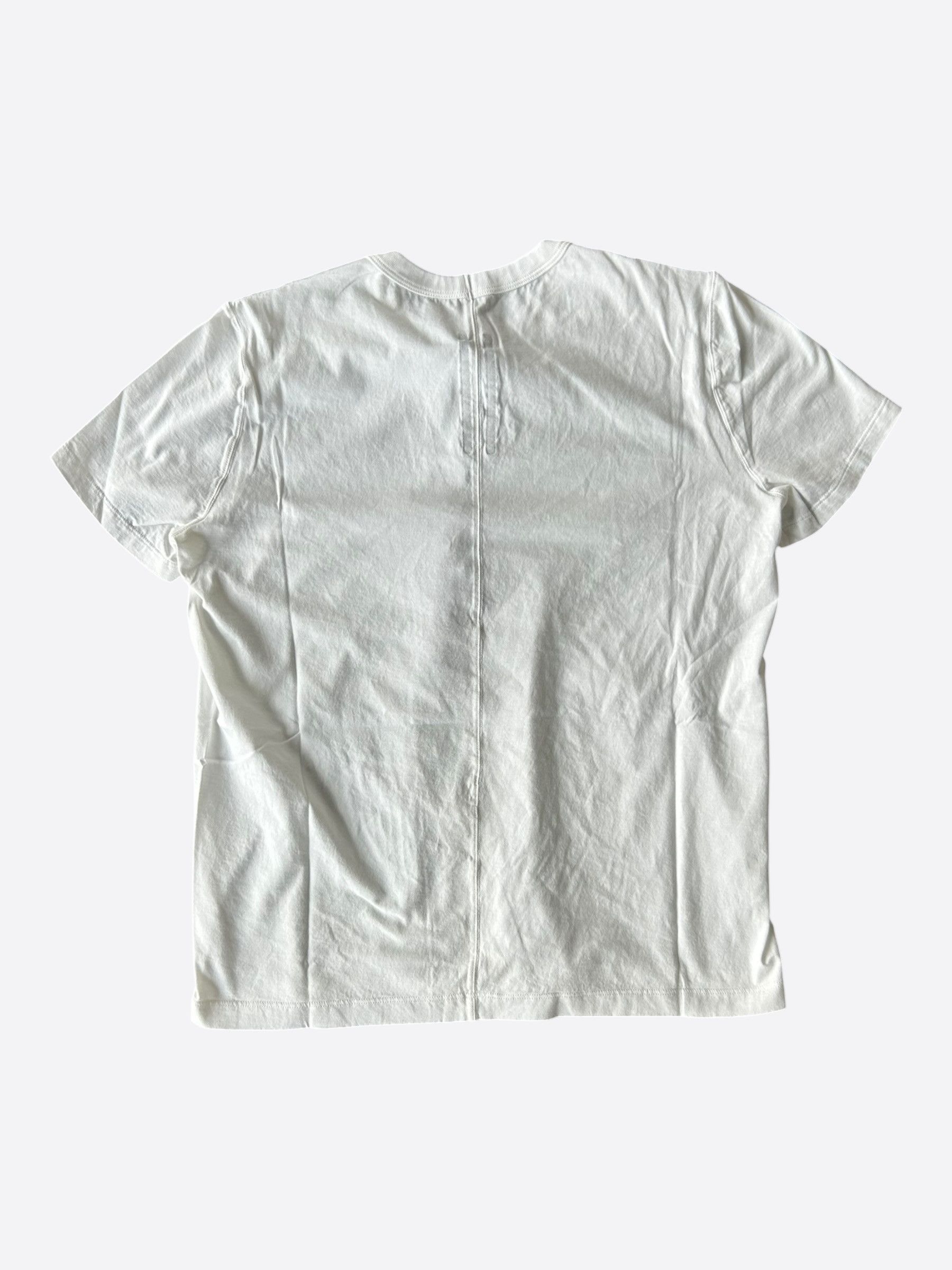Rick Owens Rick Owens White Short Level T-Shirt Size US S / EU 44-46 / 1 - 2 Thumbnail