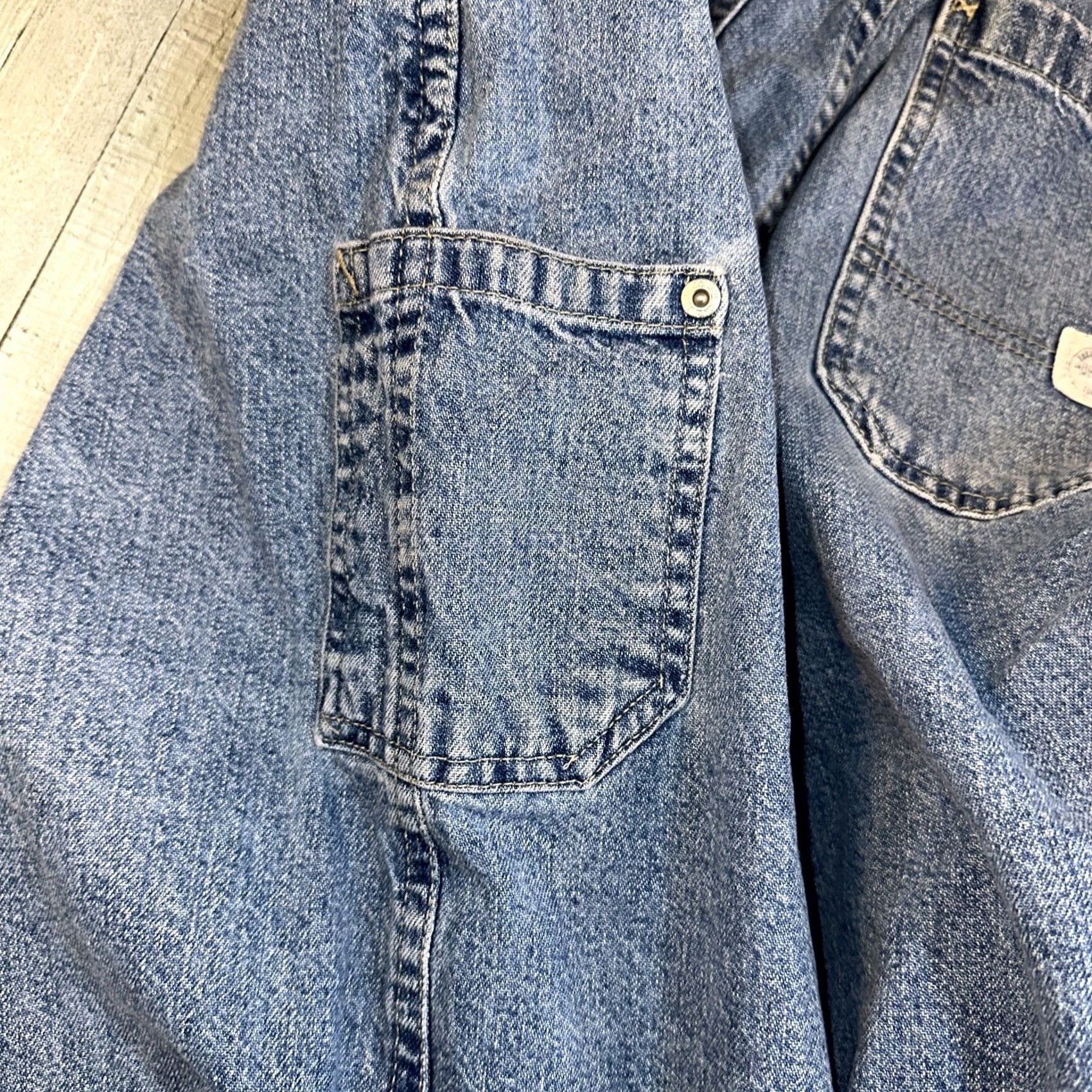 Vintage VINTAGE Arizona Jeans Carpenter Shorts Men 34 Blue 90s Size US 34 / EU 50 - 5 Thumbnail