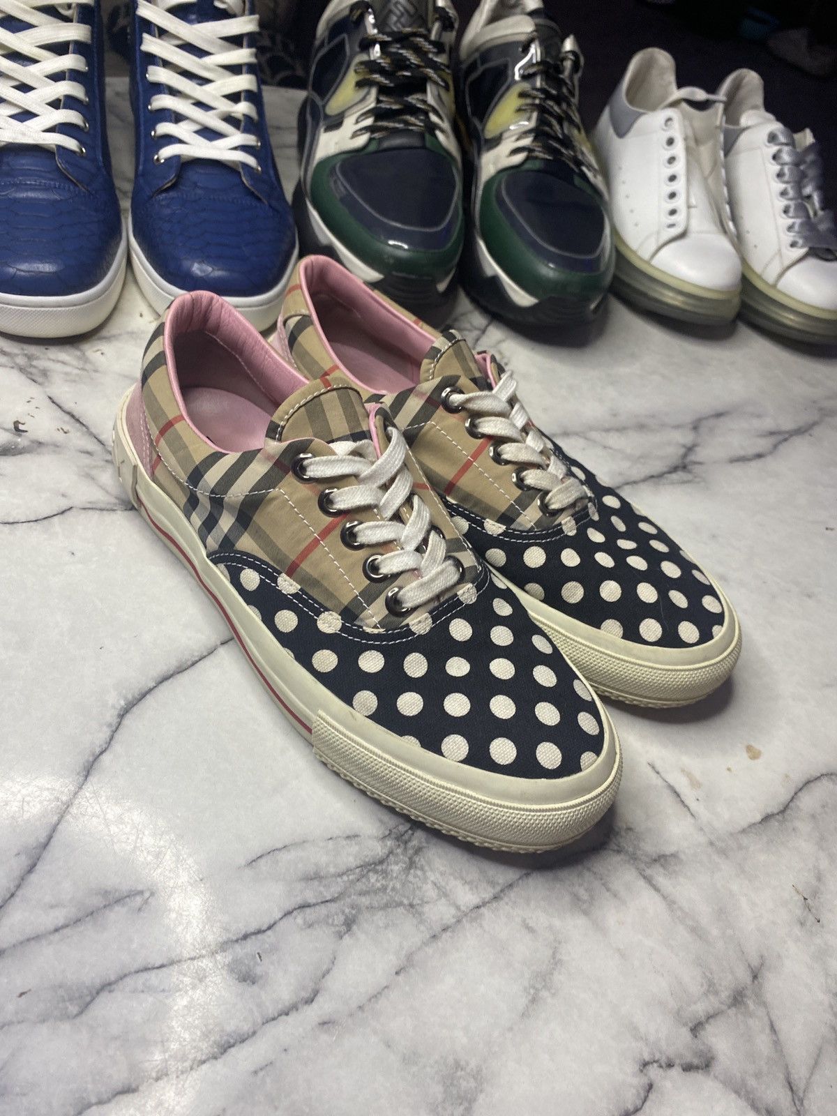 Burberry Burberry low top pattern sneaker Size US 9 / EU 42 - 6 Thumbnail