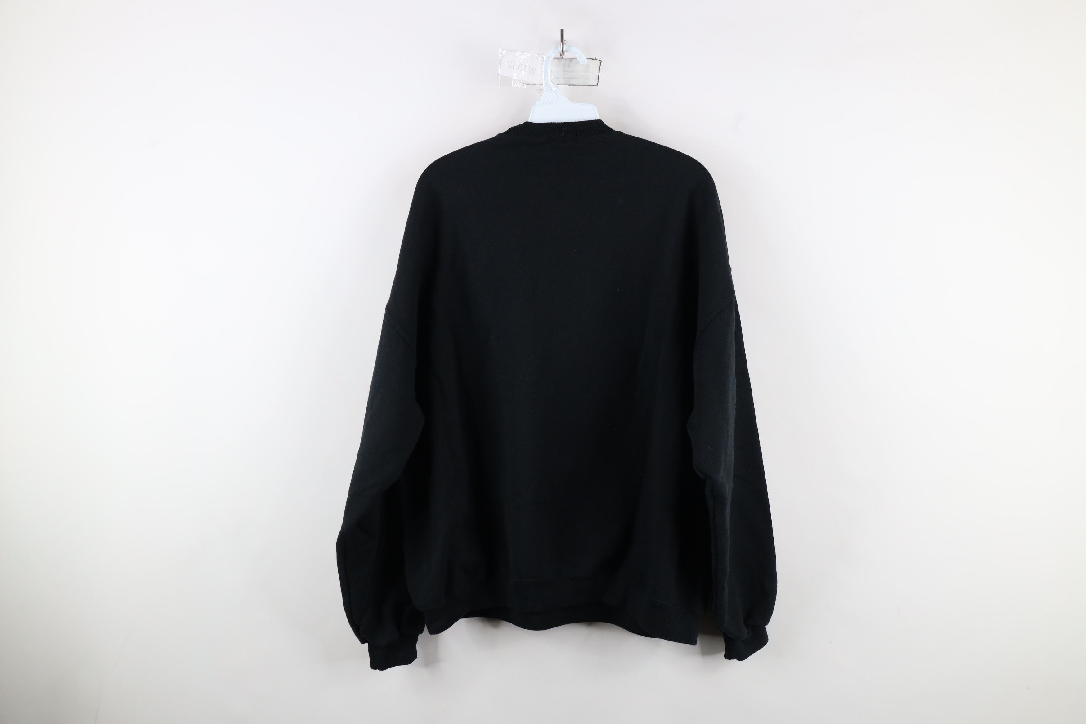 Vintage Vintage 90s Streetwear Heavyweight Crewneck Sweatshirt Black Size US XL / EU 56 / 4 - 5 Thumbnail