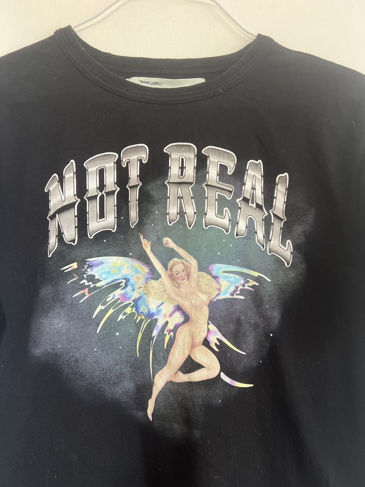 Off White “NOT REAL” 17FW TEE