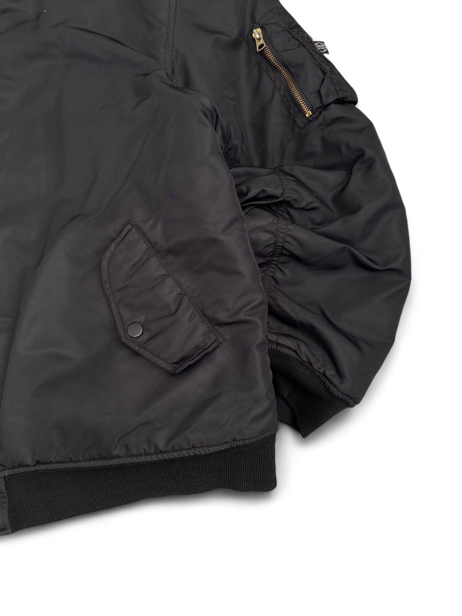 Vintage Vintage MA 1 Flyer Bomber Jacket Boxy Kanye West Size US XL / EU 56 / 4 - 4 Thumbnail