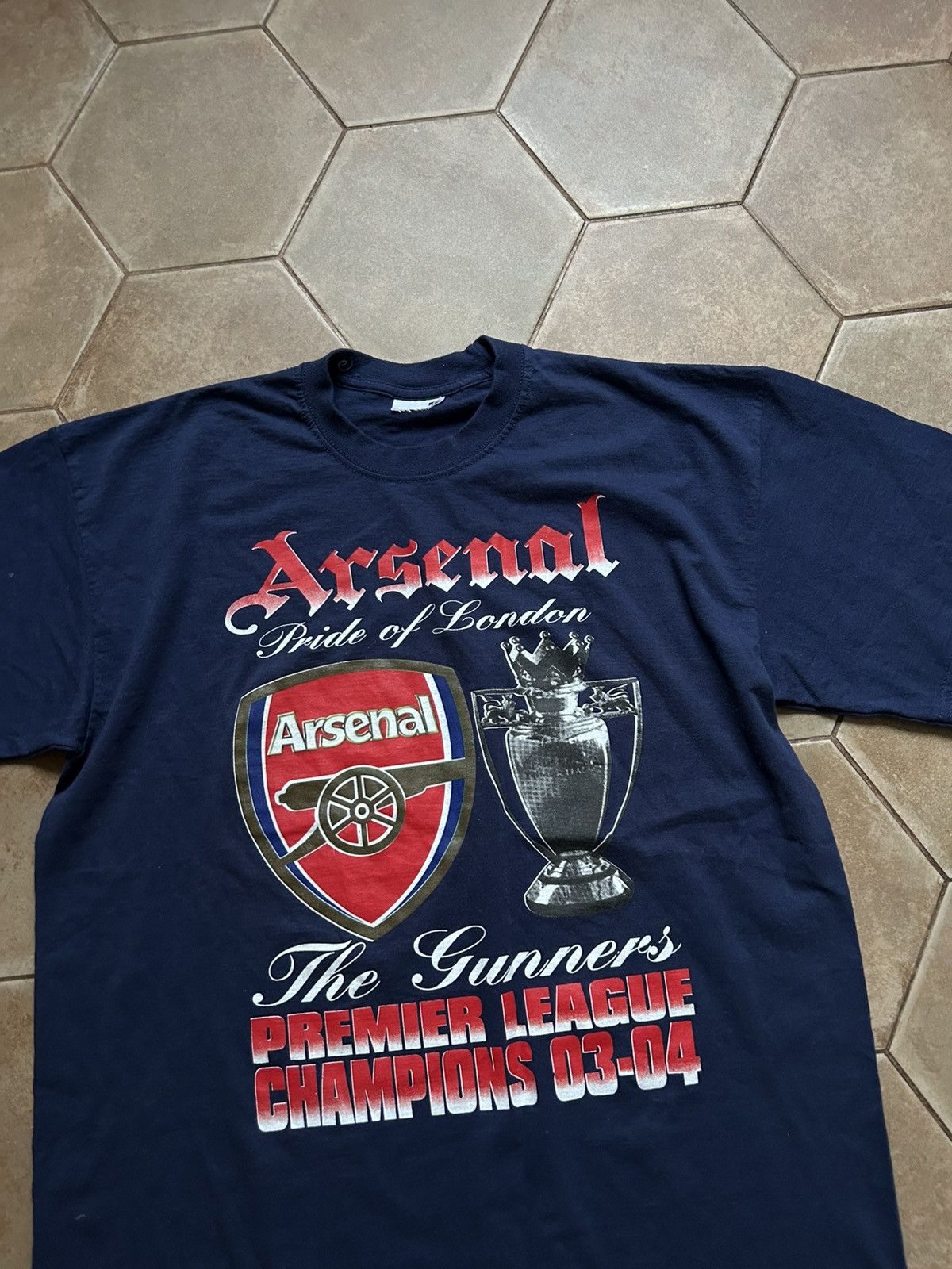 Chelsea Soccer Vintage Arsenal Double Winners T-Shirts Size US L / EU 52-54 / 3 - 3 Thumbnail