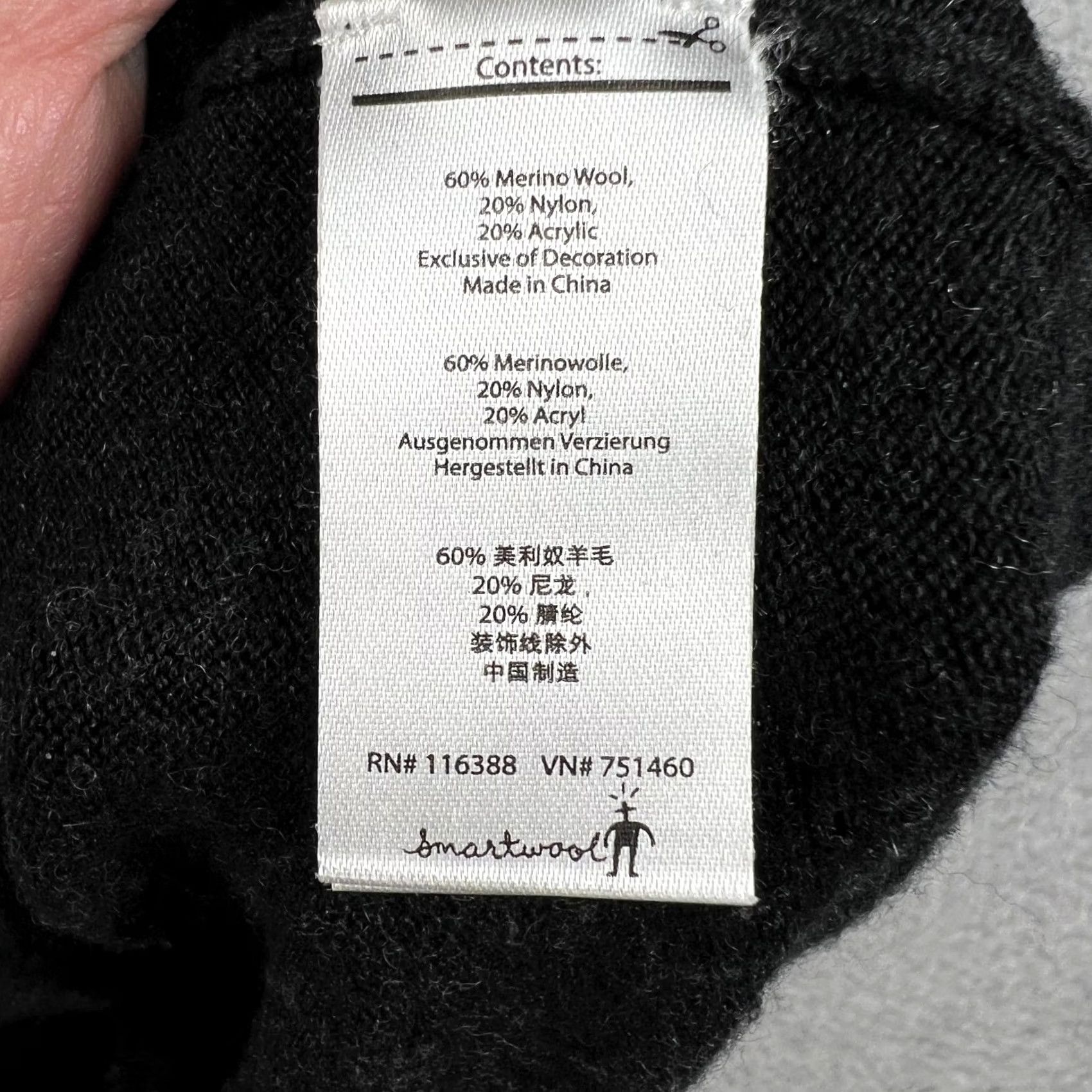 Smartwool Smartwool Merino Quarter Zip Sweater Pullover Medium Mens Black Hiking READ Size US M / EU 48-50 / 2 - 3 Thumbnail
