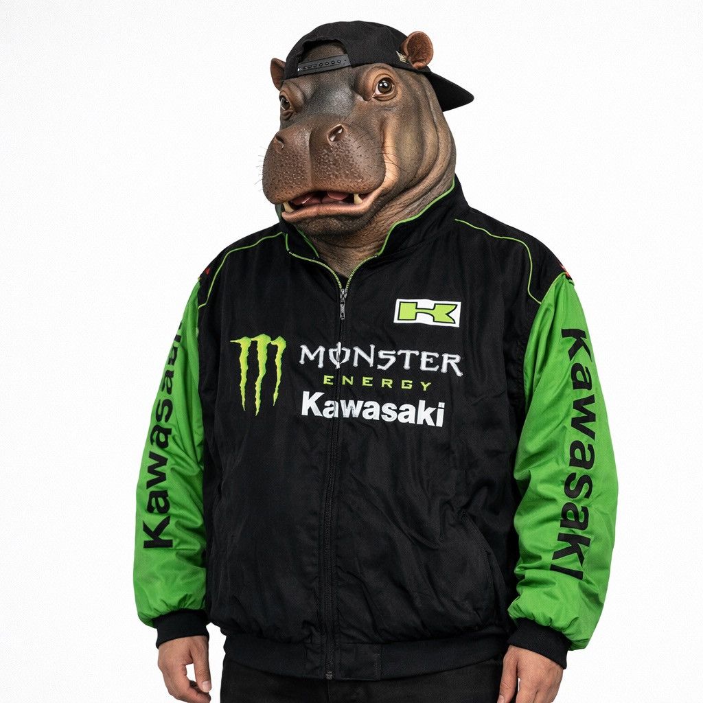 Vintage Kawasaki Monster Energy F-1 Racing Jacket