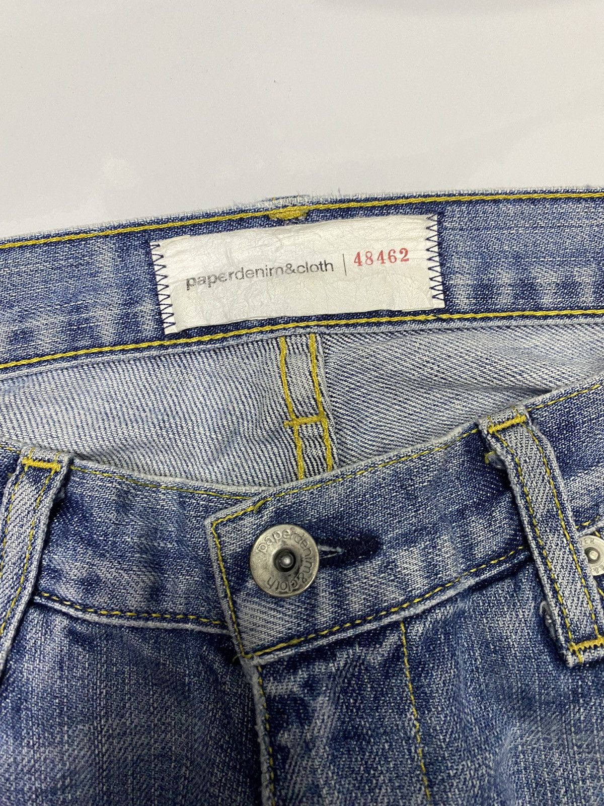 If Six Was Nine 🔥PAPER DENIM & CLOTH FLARE JEANS DISTRESS DENIM BOOTCUT Size US 31 - 7 Thumbnail