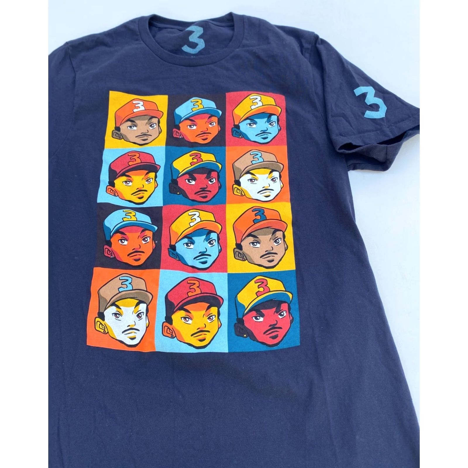 Vintage Chance The Rapper Men's T-shirt - Shirt - M - Black - 100% Cotton - Short Sleeve Crew Neck - Graphic Size US M / EU 48-50 / 2 - 4 Thumbnail