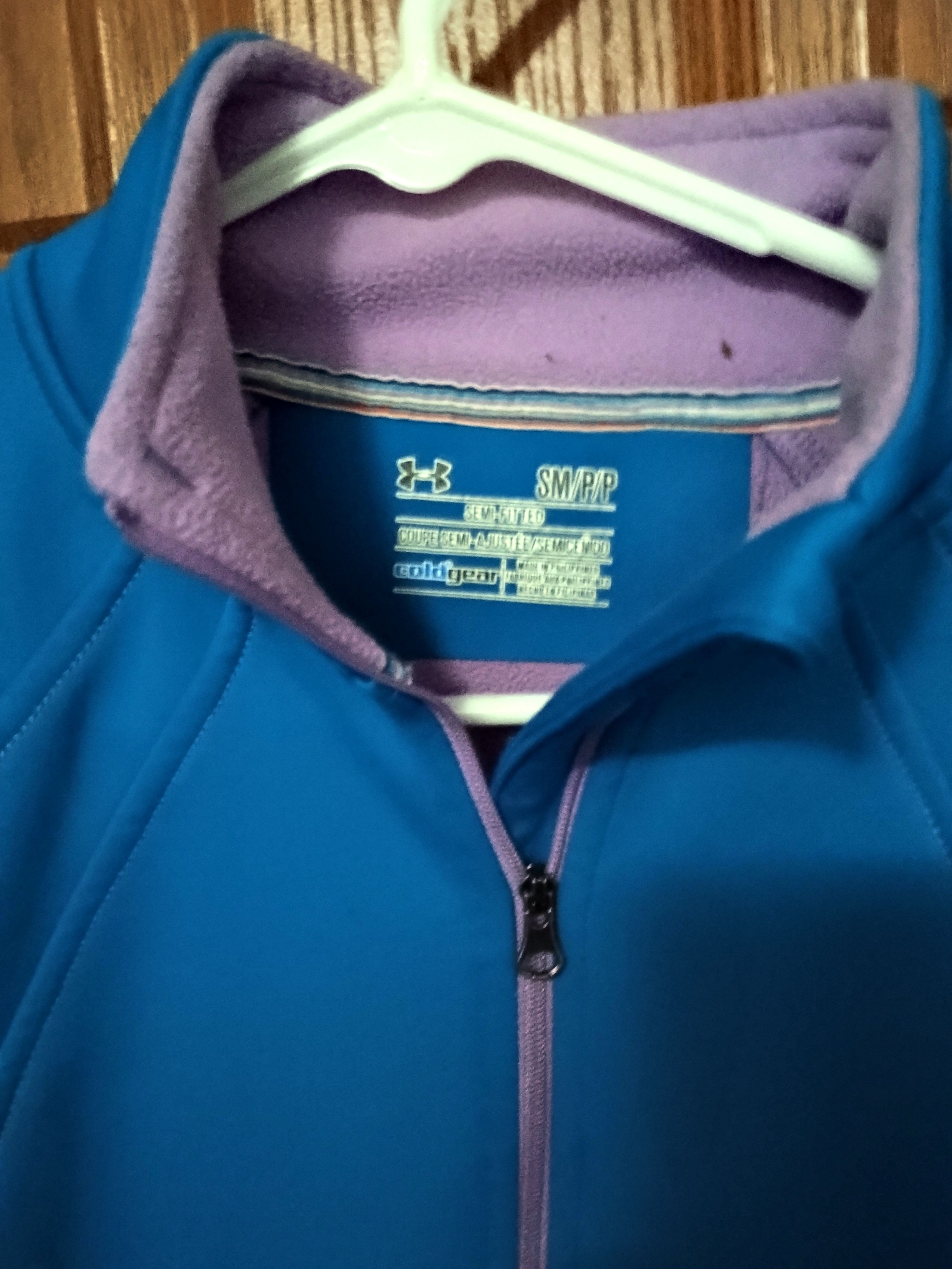 Under Armour Under Armour Cold Gear Semi Fit 1/2 Zip Pullover Size S / US 4 / IT 40 - 3 Thumbnail