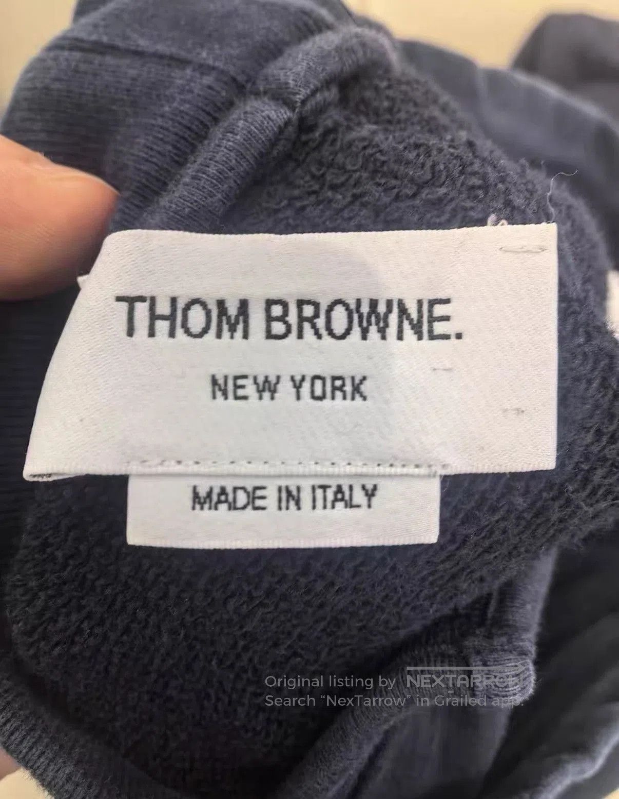 Thom Browne Blue Sweatpants with Animal Print Detail . Size US 34 / EU 50 - 3 Thumbnail