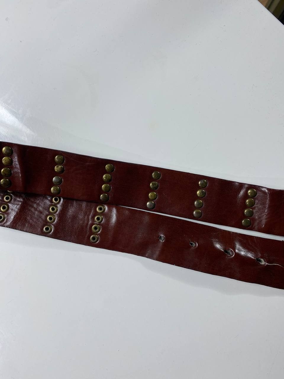 Vintage CRAZY Y2K Japanese style Big Buckle Belt Size ONE SIZE - 2 Thumbnail