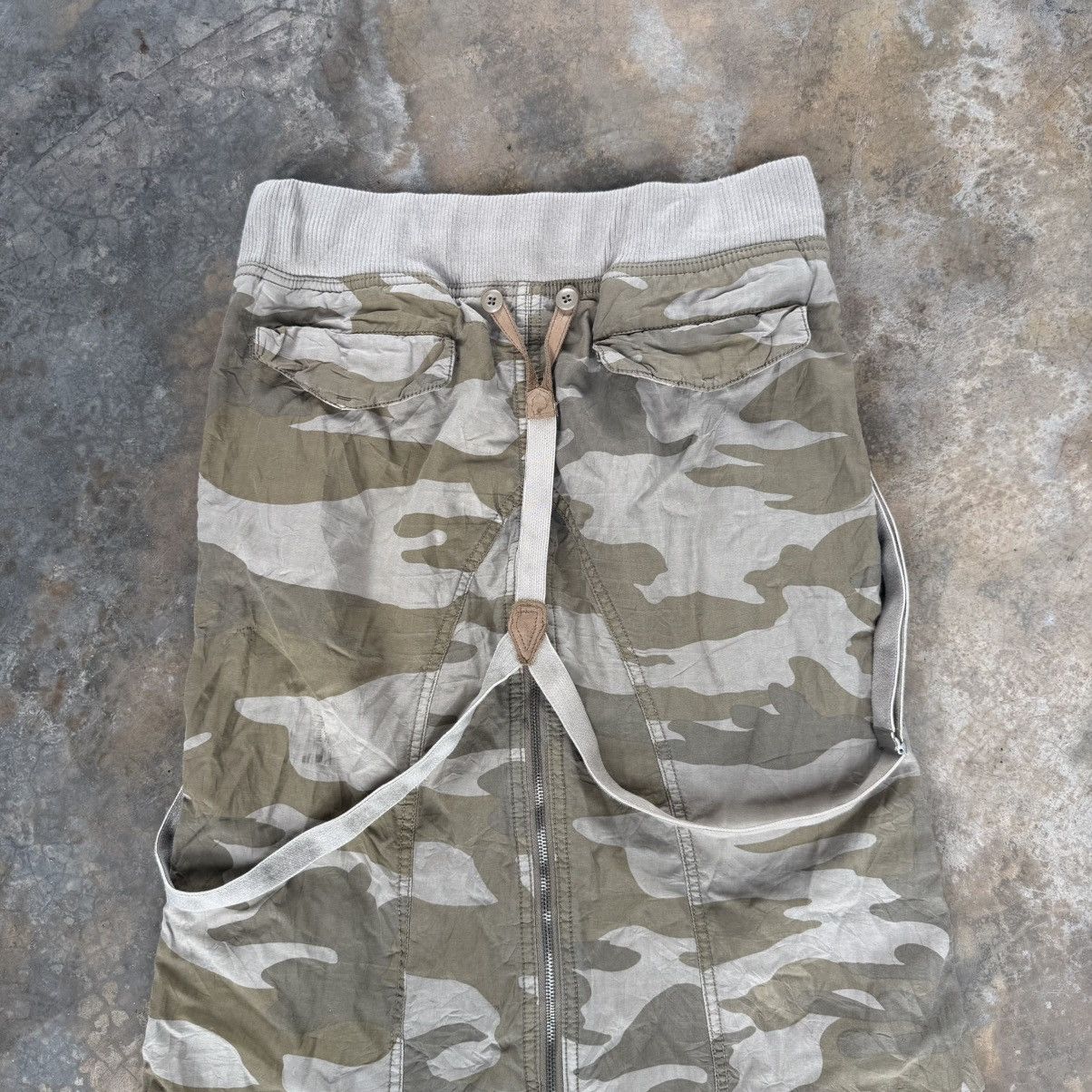 GOA Vintage GOA Camo Bondage Punk Skirt Size 31" - 4 Thumbnail