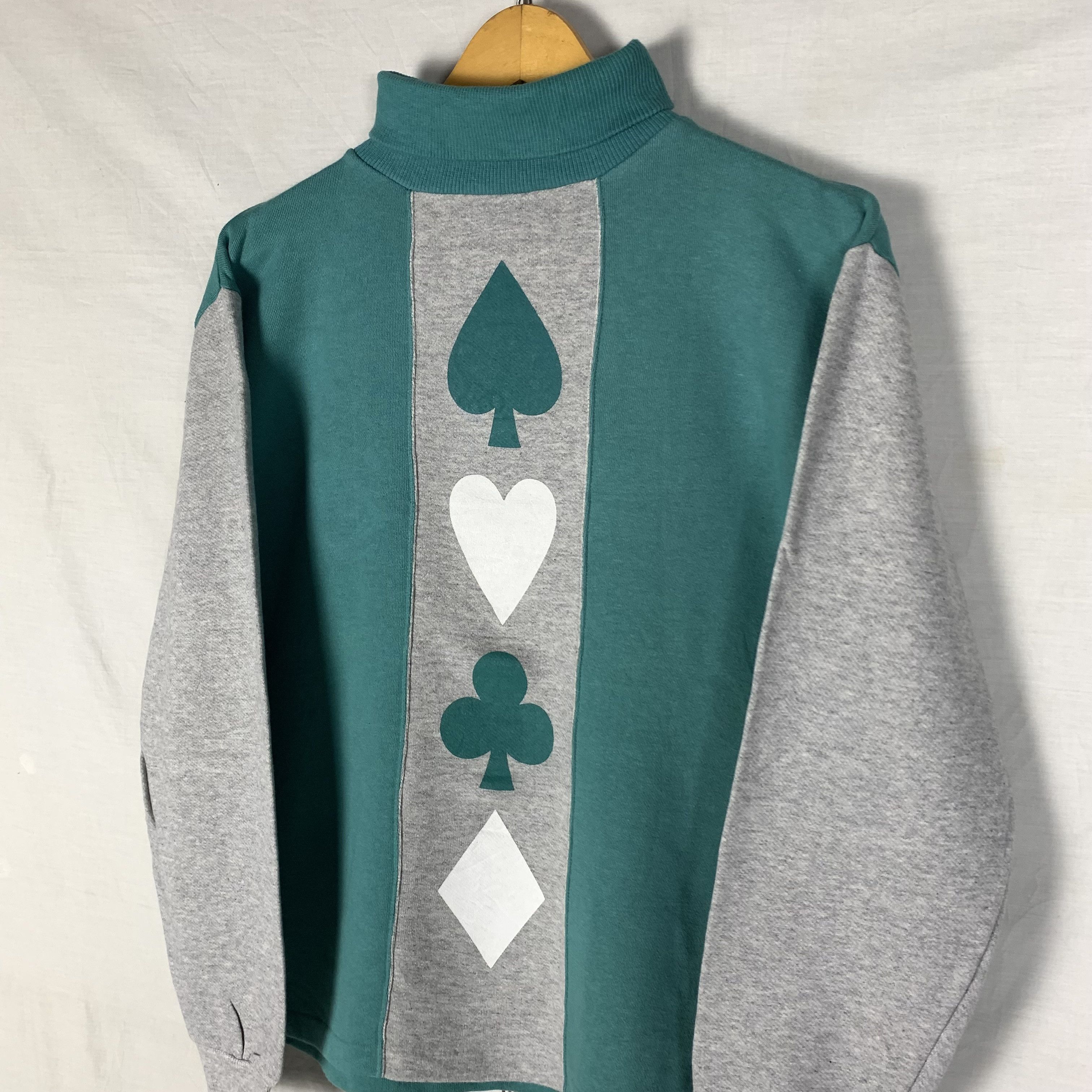 Vintage Vintage 90s Renown Turtleneck Sweatshirt Size US S / EU 44-46 / 1 - 3 Thumbnail